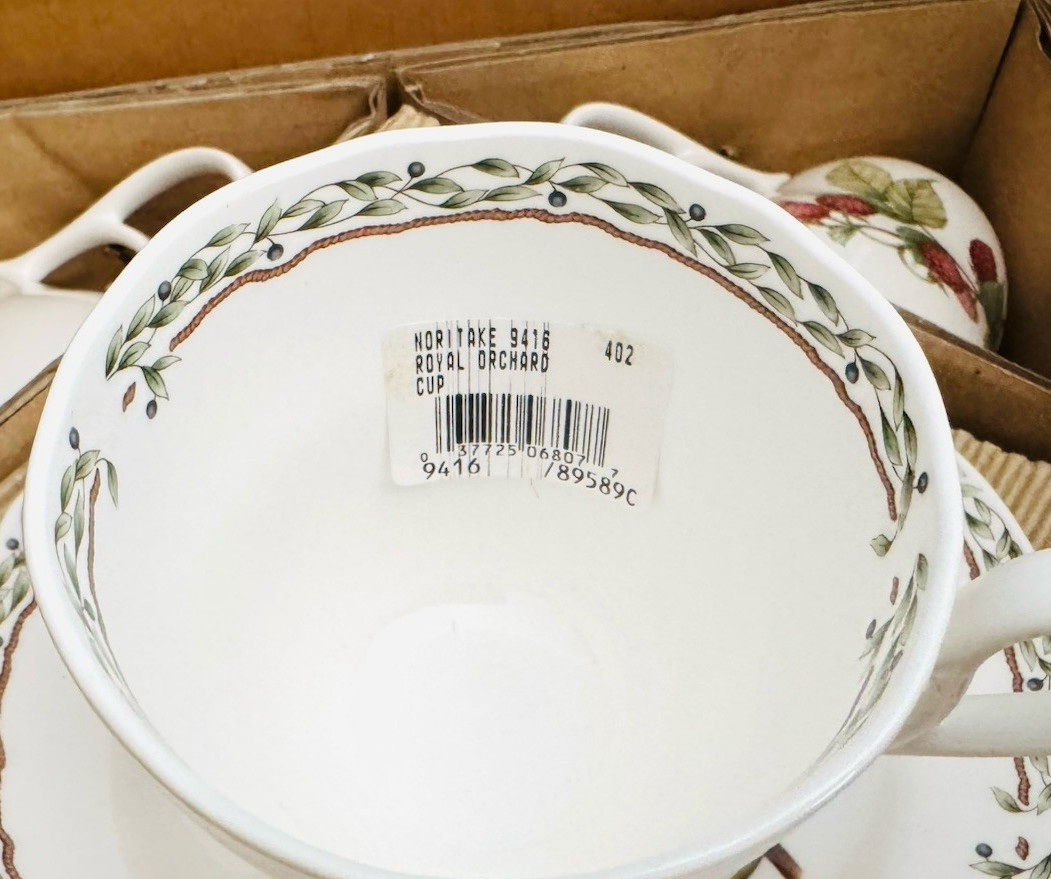 NEW Noritake Royal Orchard 20 PIECE SET 4 X 5 Piece Place Settings NEW IN BOX