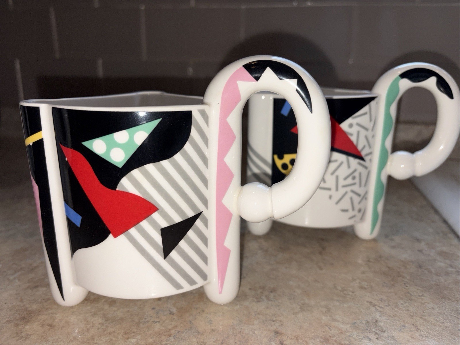Rare Fujimori Carnival Mug Set of 4