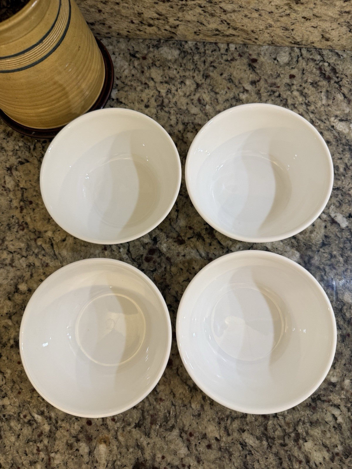 Corelle Winter Frost White Deep 6 1/4 Inch Cereal/Soup Bowls (Set Of 4)