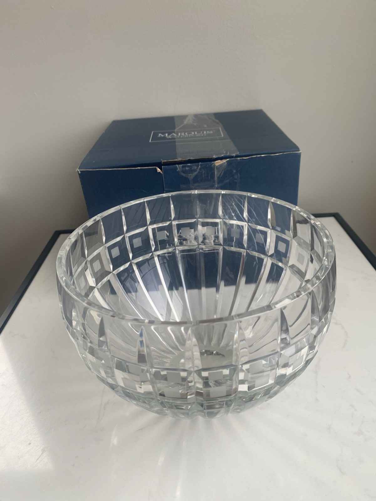 Waterford Marquis Quadrata 8″ Bowl with original box