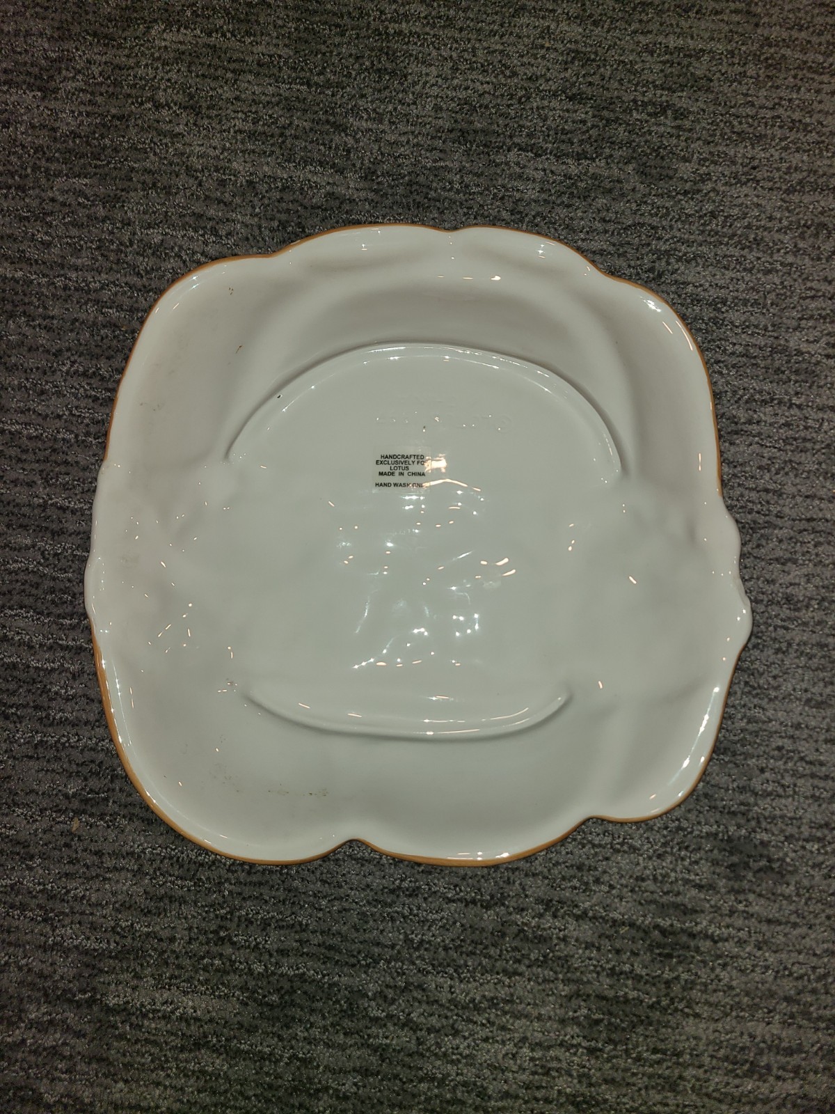 Ceramic Hamburger Decorative Plate 14 Inch BBQ Summer Serving Party Plate