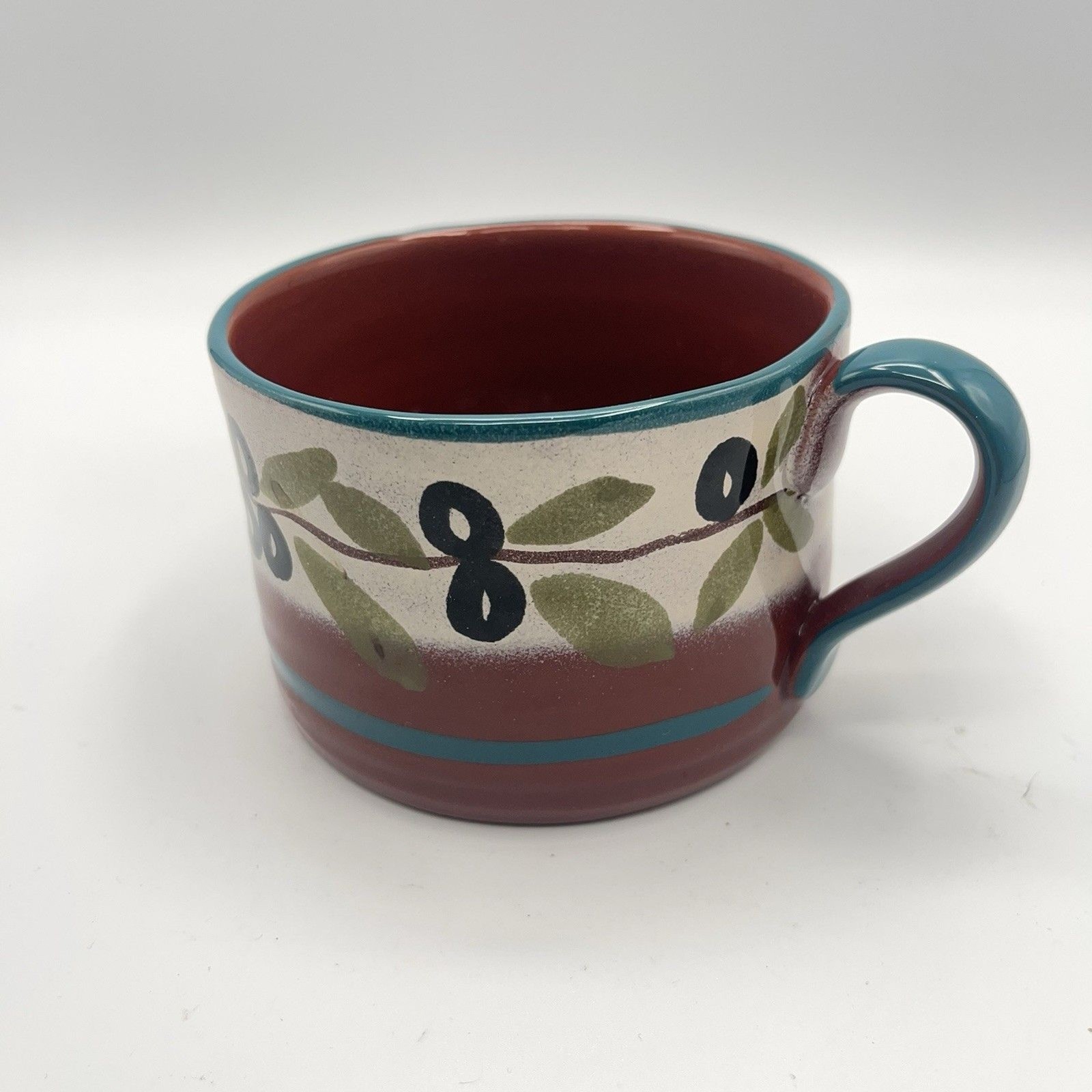 Handpainted Studio Art Mug – Olives