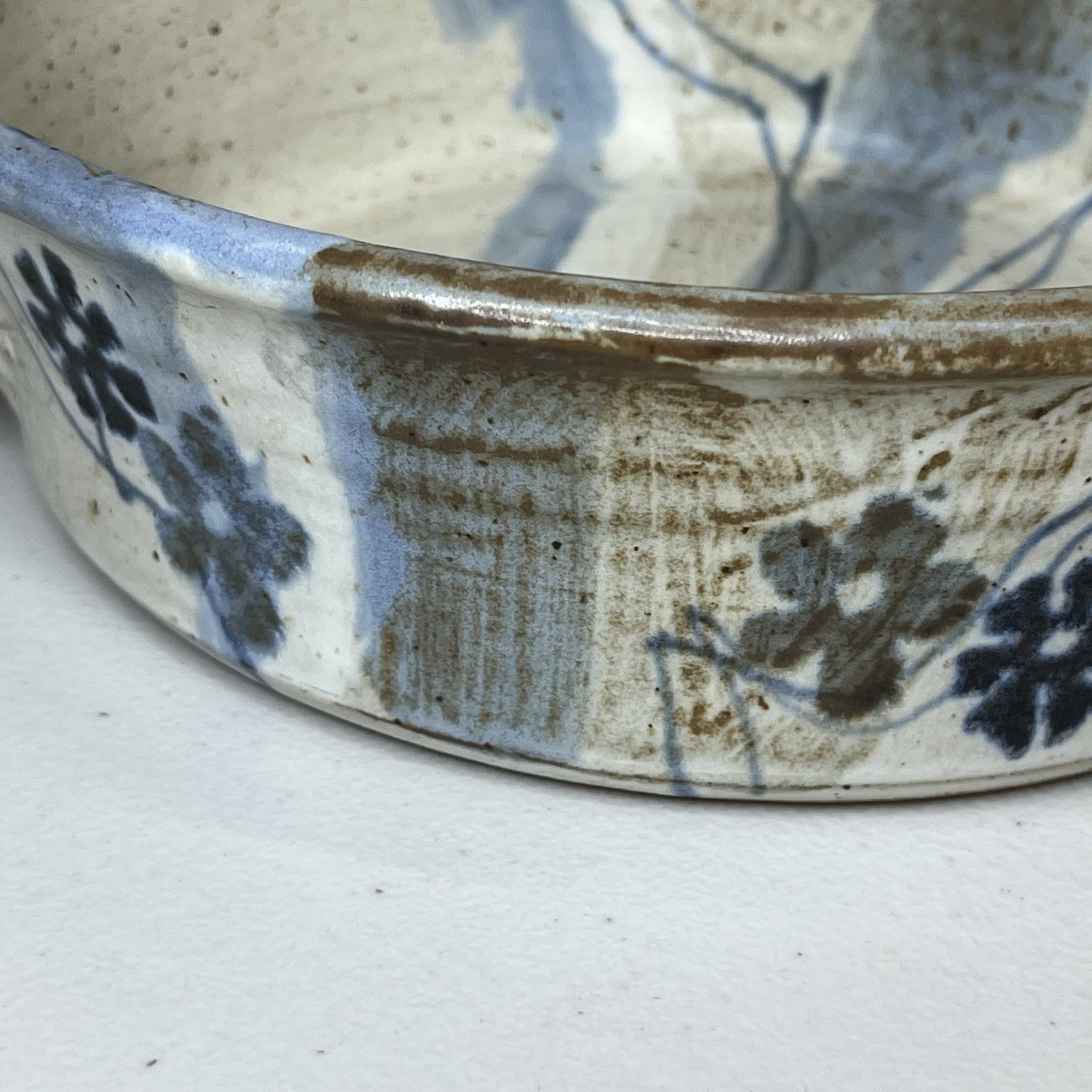 Rare Vintage 1988 Wishon Harrell Muncie Indiana Art Pottery Casserole Dish