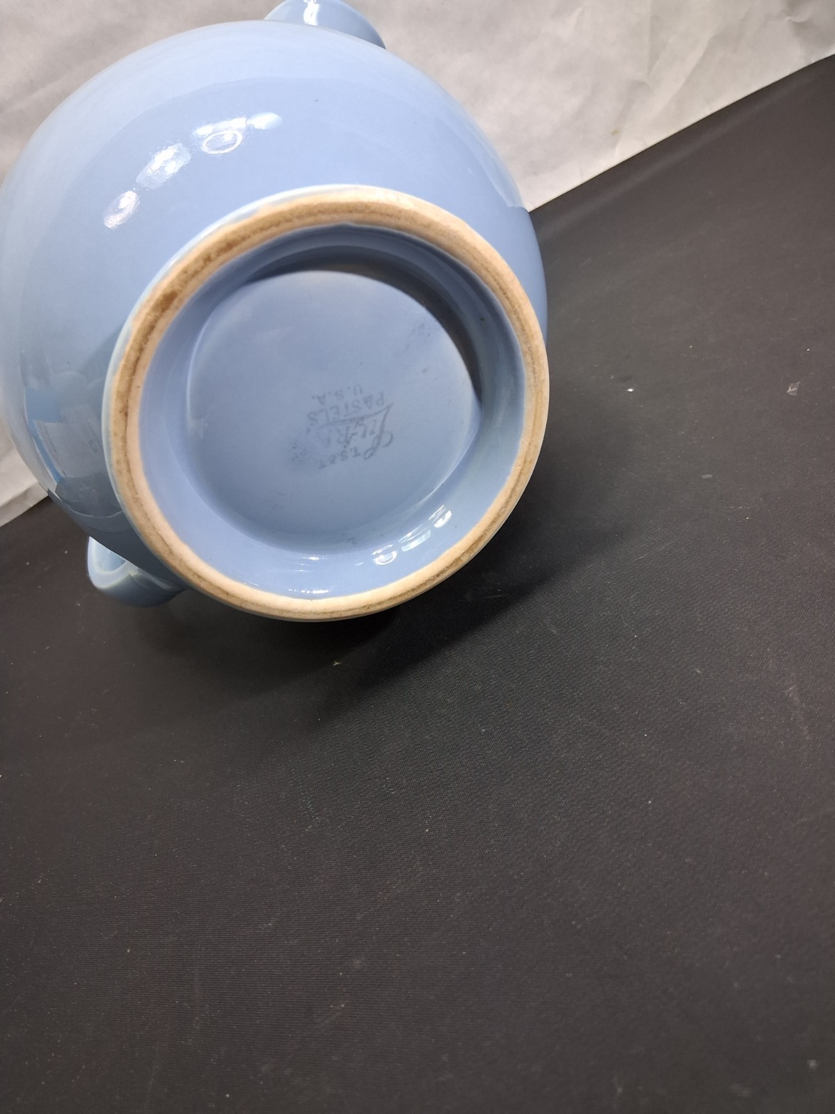 LuRay Pastels Windsor Blue Pitcher Water Jug Taylor Smith Taylor TS&T