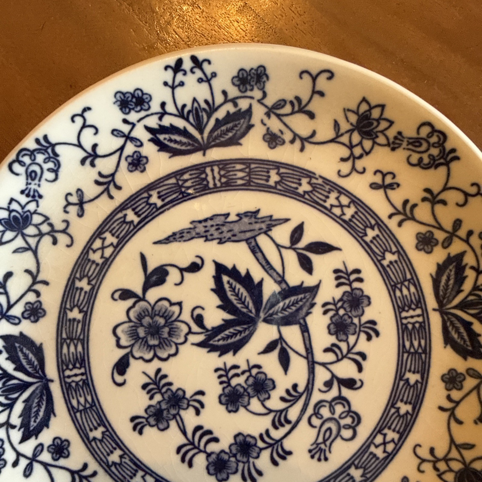 VTG Porcelain 6″ Saucer Made In Japan Blue Onion Pattern Tea Coffee Replacement