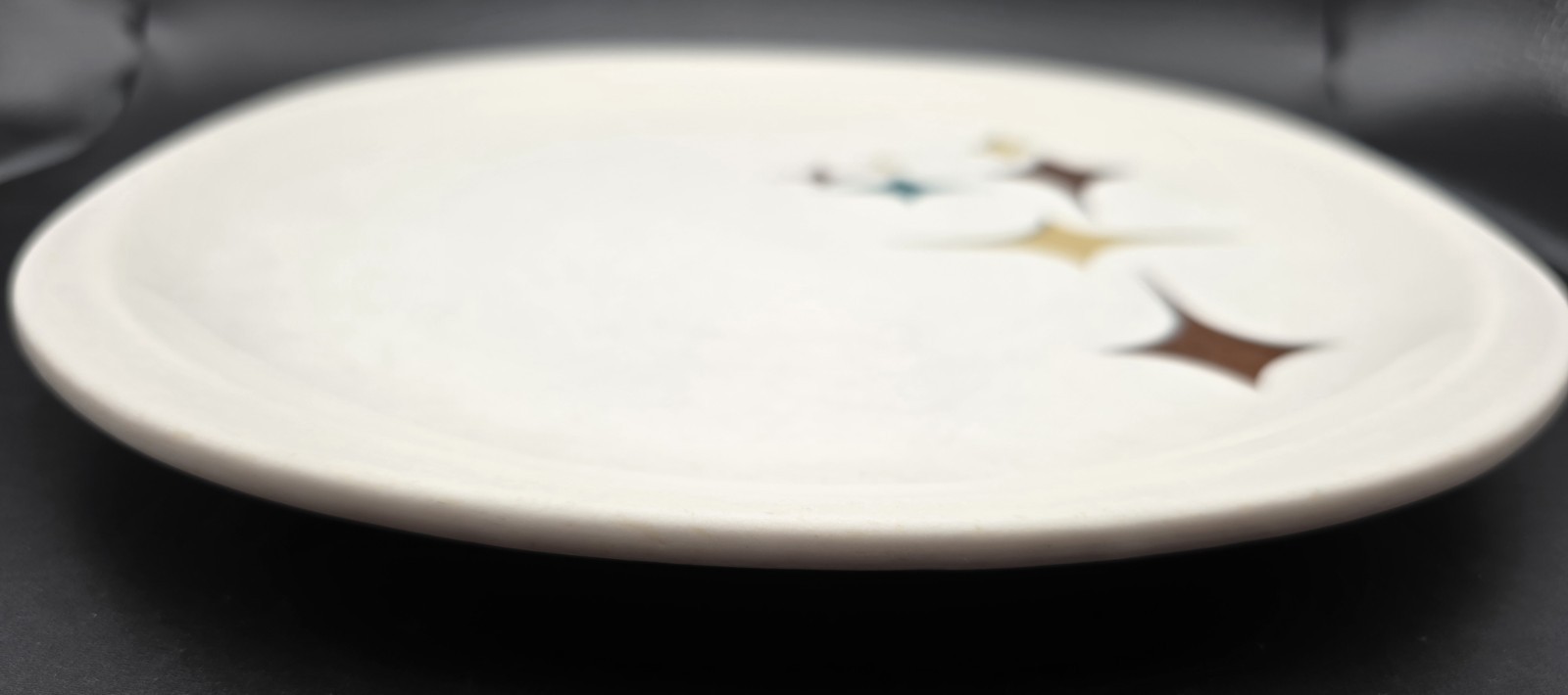 SYRACUSE JUBILEE TRENDS STARS 10 1/4″ DINNER PLATE Starburst Atomic Mid Century