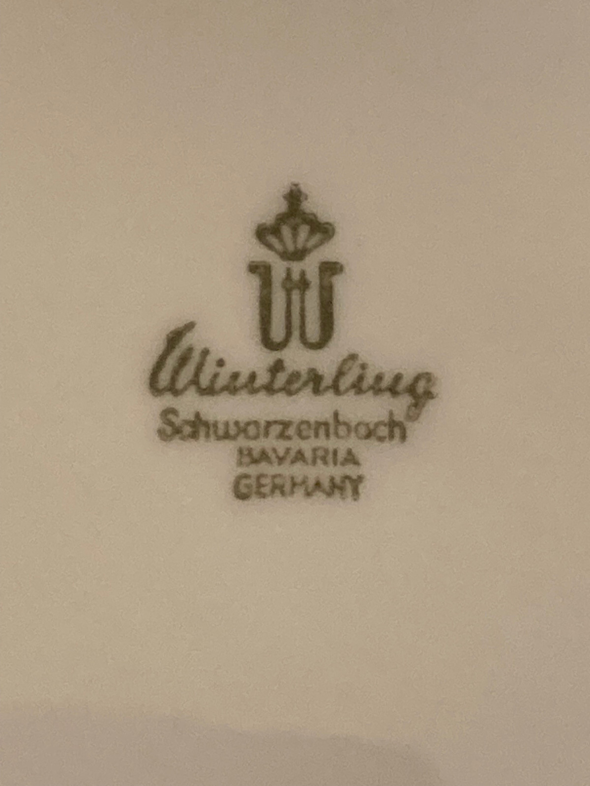 Winterling Schwarzenbach Bavaria Germany Empress Maria Theresa Salad Plate 7.75″