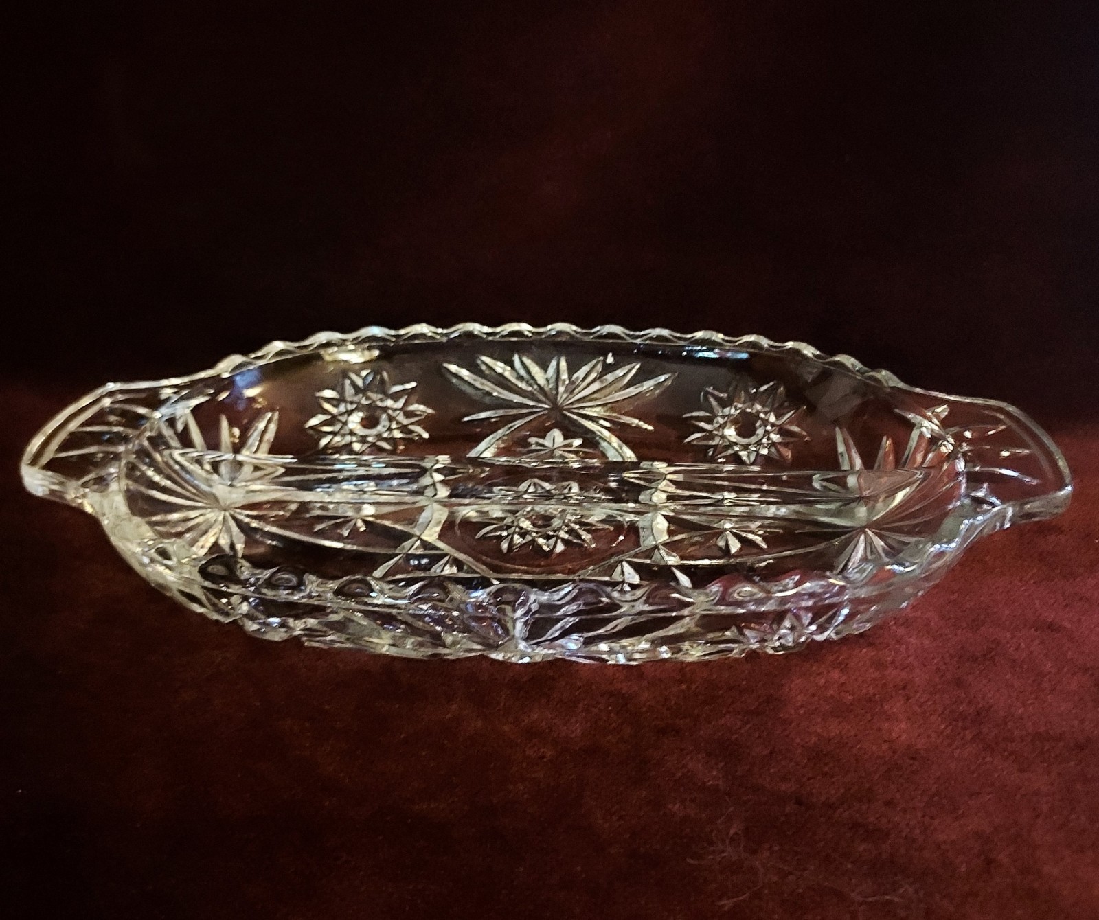 Vintage Anchor Hocking Early American Prescut Relish Tray