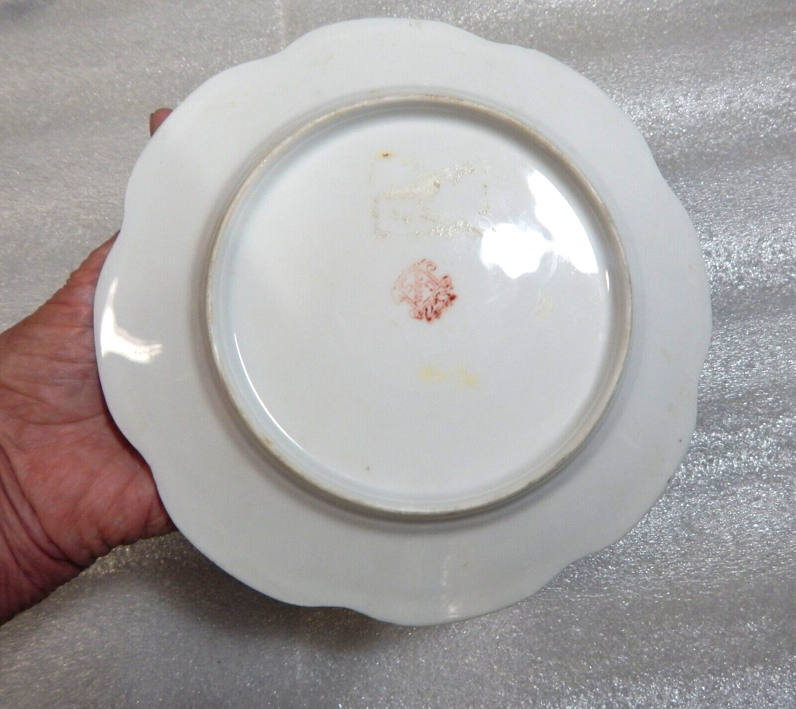 Antique GS Co. Bavaria Germany Portrait Plate 8 1/4″ Lady Martha Washington?