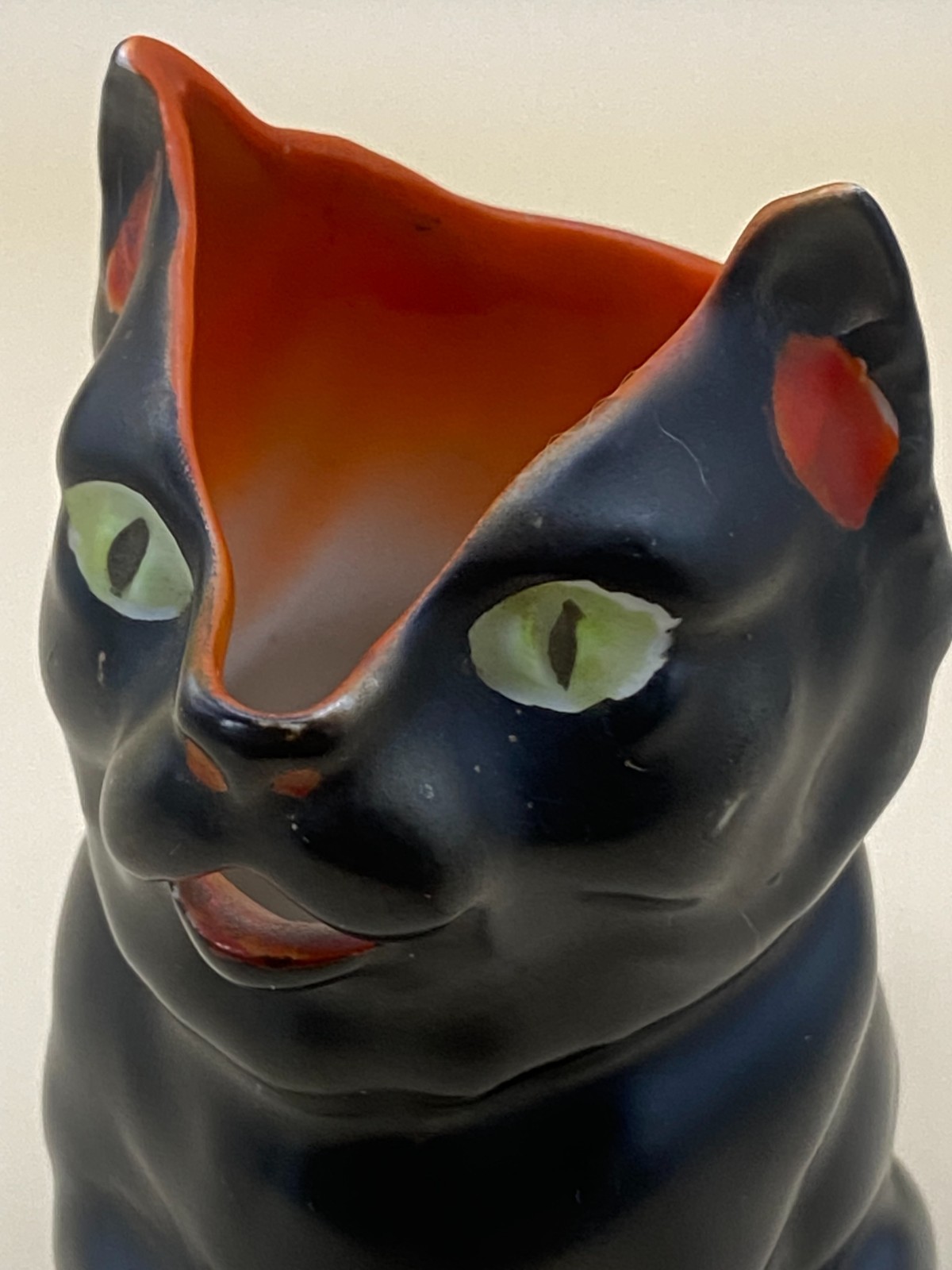 Vintage Black Cat Royal Bayreuth Fine Porcelain Creamer Pitcher – Bavaria 1910s