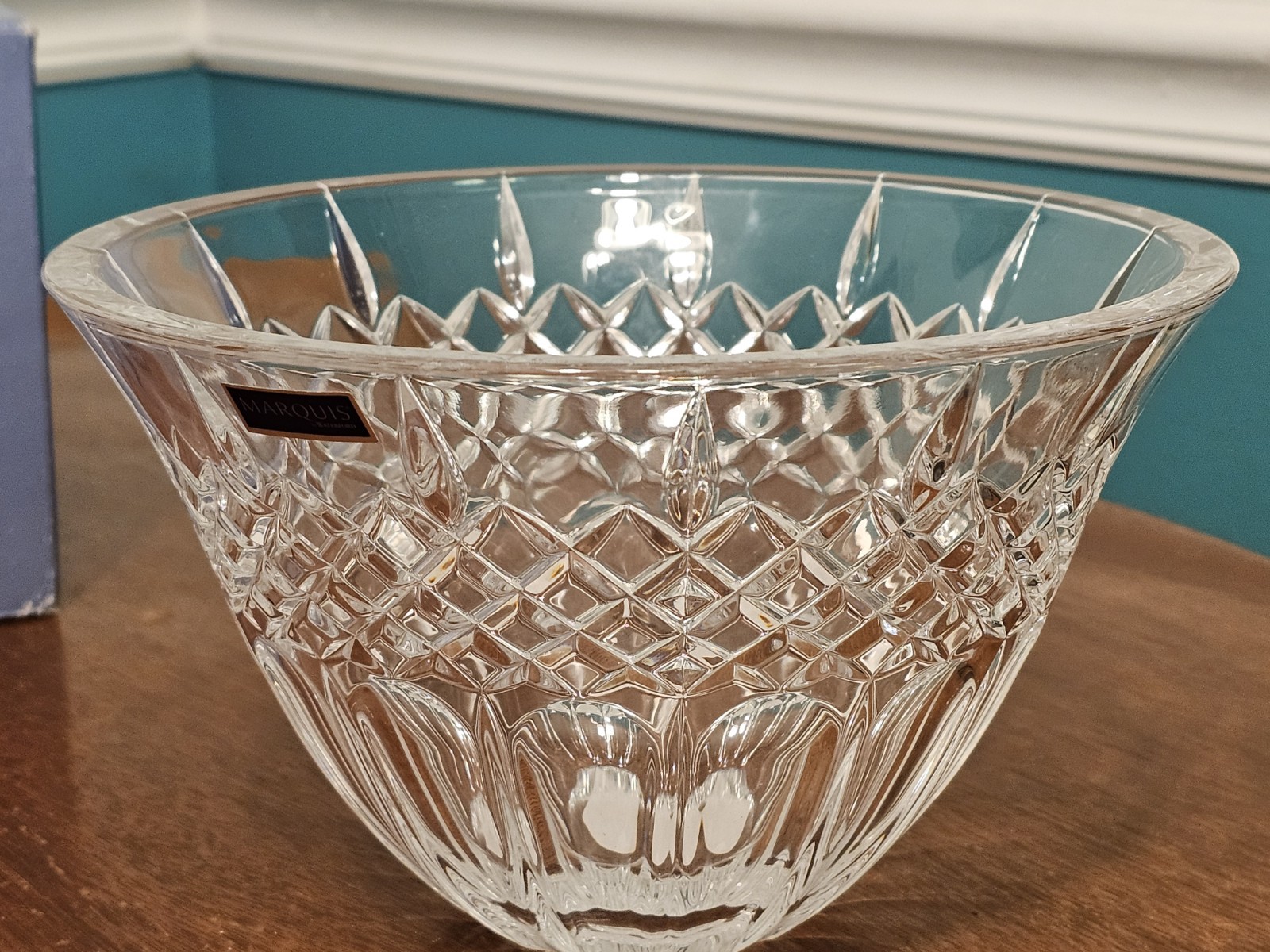 Waterford Crystal Marquis 8” Bowl Shelton Collection New with Original Box