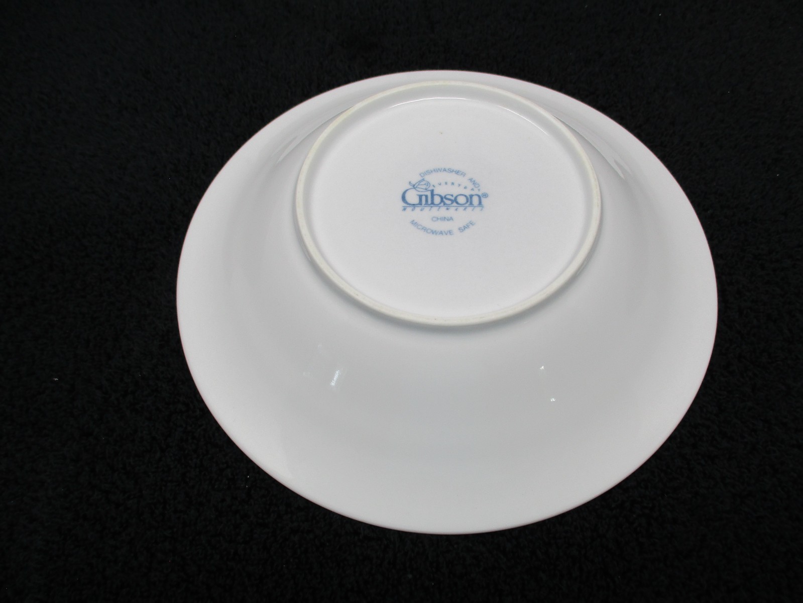 Gibson Designs Imperial Braid 8″ White Soup Cereal Bowl NEW