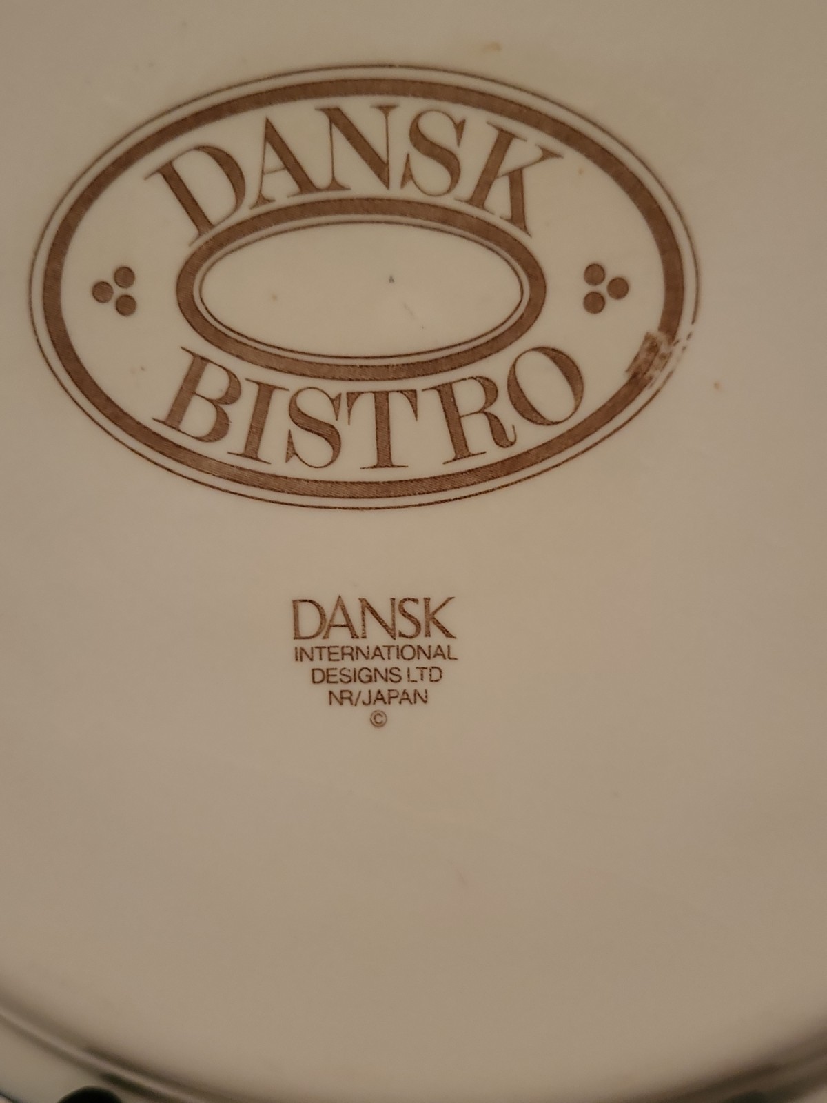 Dansk Christianshaven Blue Bistro Salad Dessert Plates Set of 4 Japan 8 3/4″