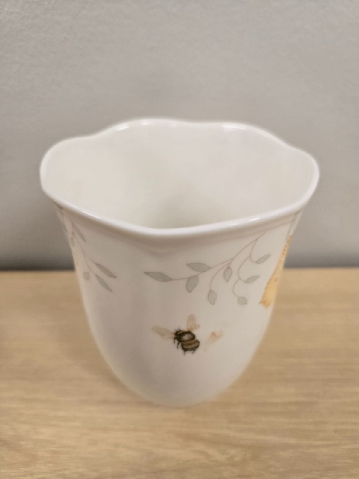 Lenox Dragonfly, Butterfly, and Bee Mug With Floral & Insect Design