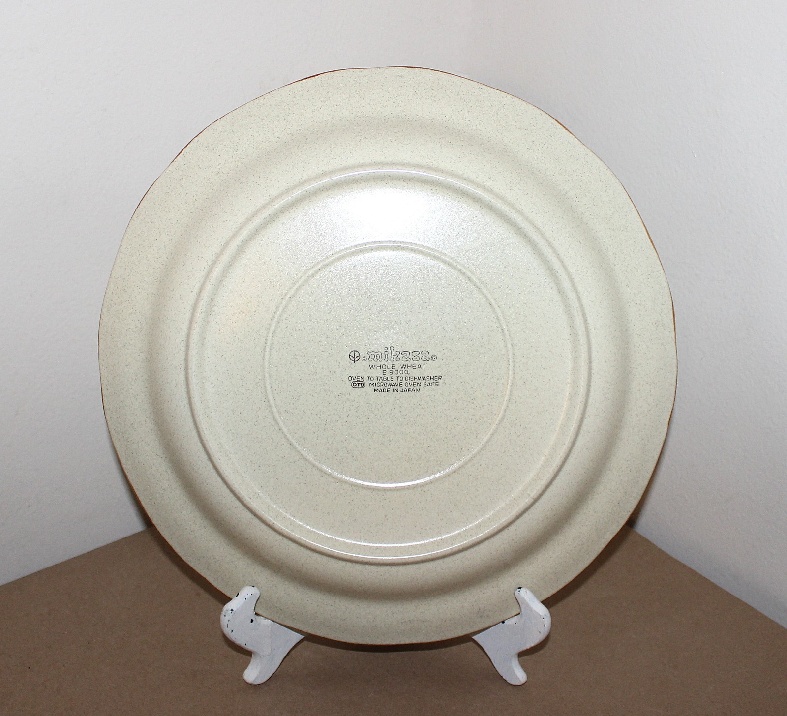 Mikasa Whole Wheat E800 Stoneware Serving Platter 12.5″ & Serving Veg Bowl 9.75″