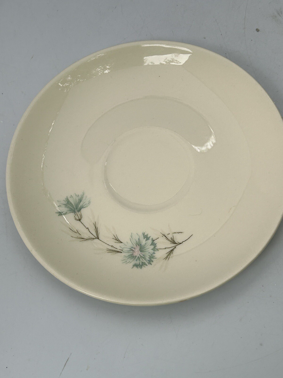 Taylor Smith & Taylor Ever Yours Boutonniere 2 Tea Coffee Cups & 1 Saucer