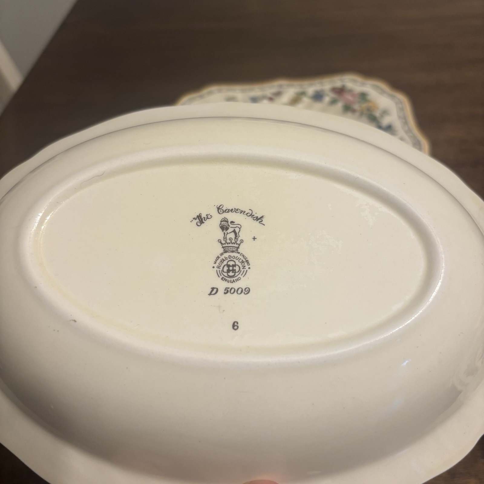 Royal Doulton Cavendish D5009 China Lot 10 Pc Square plates Serving bowl