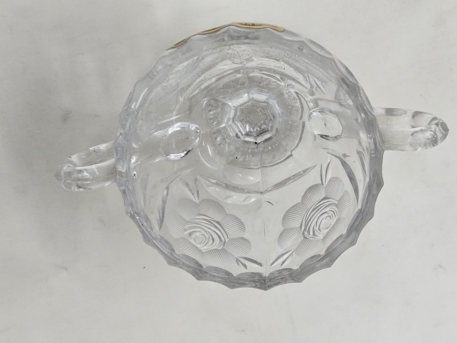 Vintage Italian Hand-Cut Lead Crystal Lidded Candy Dish