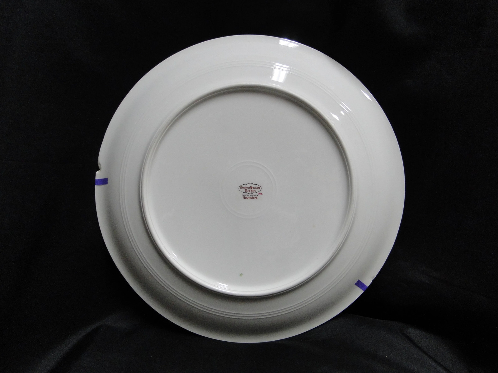 Haviland (New York) Holmsford, Pink Design: Round Serving Platter, 12.5″, As Is