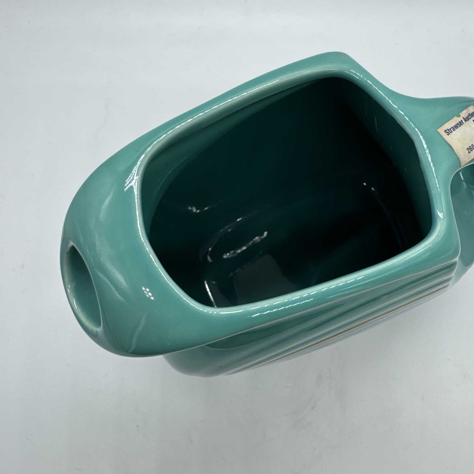 Fiesta Betty Crocker Small Disk Pitcher Dancing Lady Pristine 2004 Turquoise New