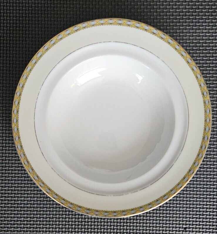 4 VTG Noritake Juanita Plate Bowl Set W/ RARE “Pre-Patent Soup Bowl (no flowers)