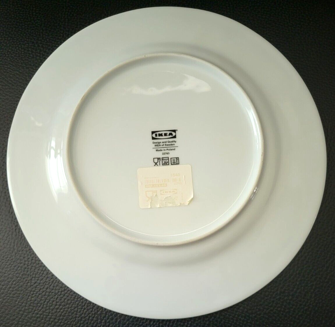 SET OF 2 IKEA BLUE BETA FISH LUNCHEON SALAD PLATES 9 3/4″