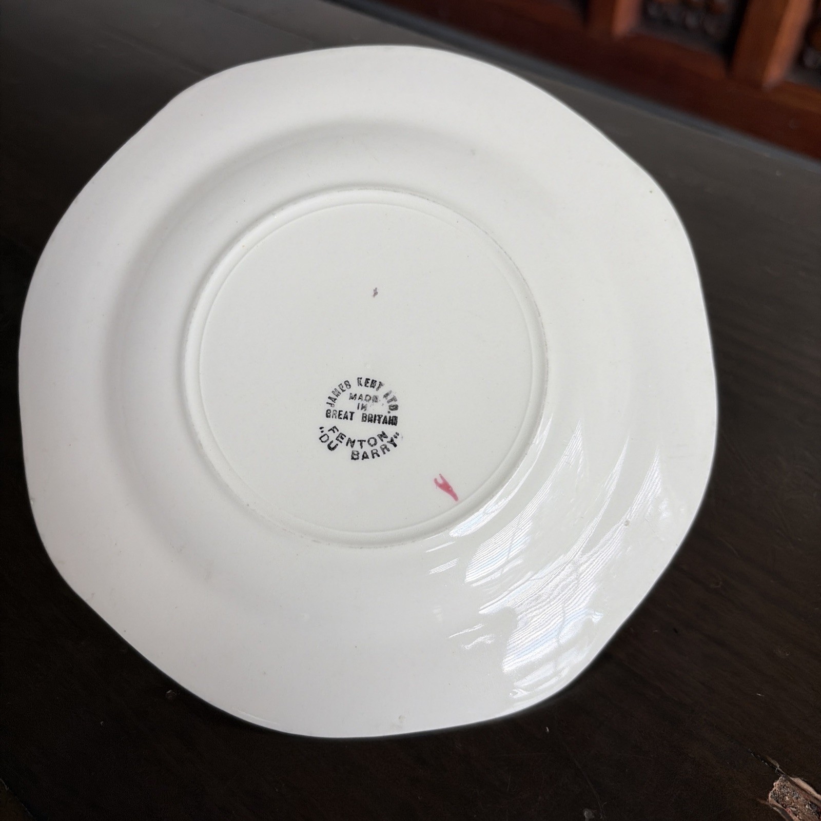 James Kent “Du Barry “ 6 1/2” Chintz Plates Floral Marked