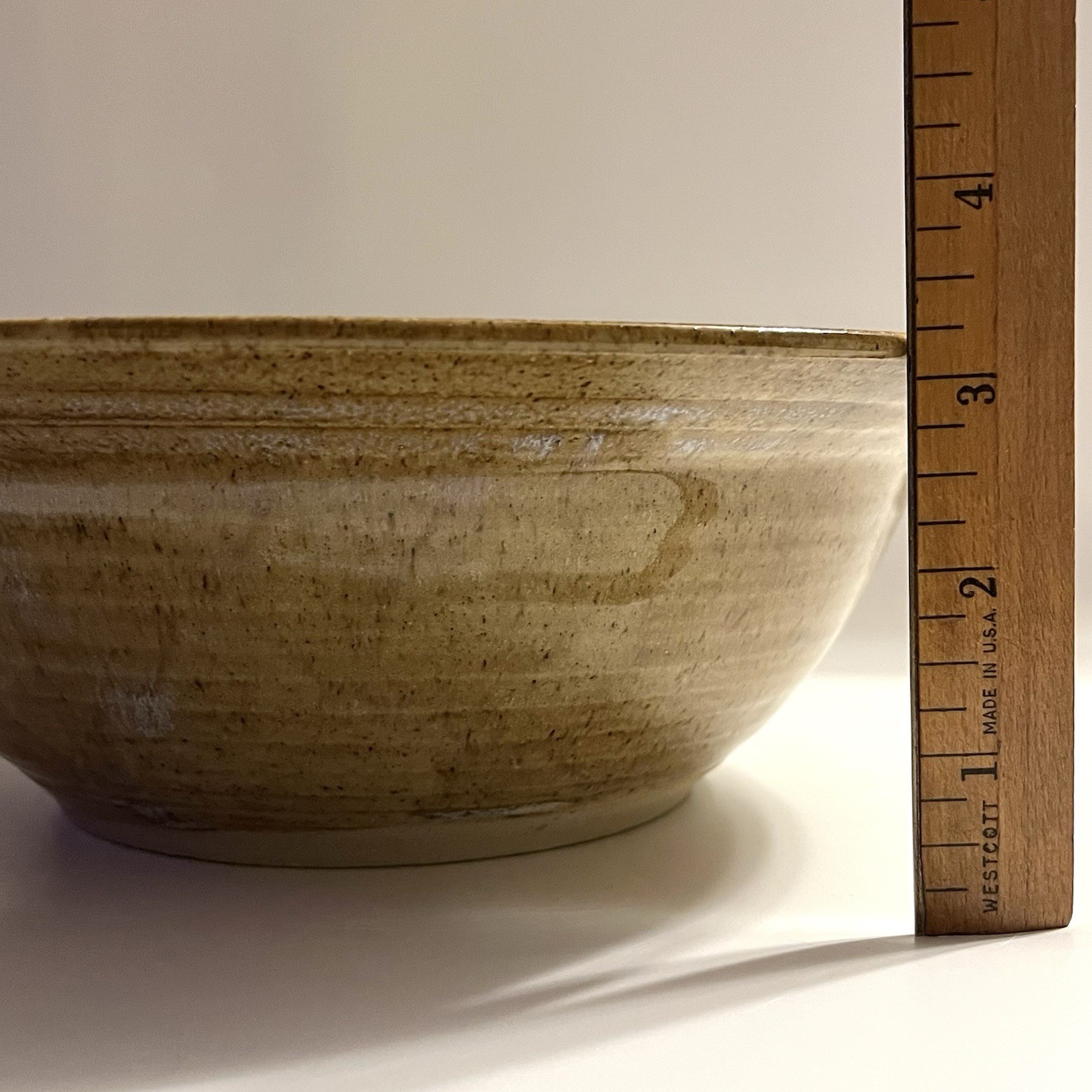 Clay Werks Bryan Becker Handcrafted Studio Pottery 10″ Bowl LOVE IS PATIENT…