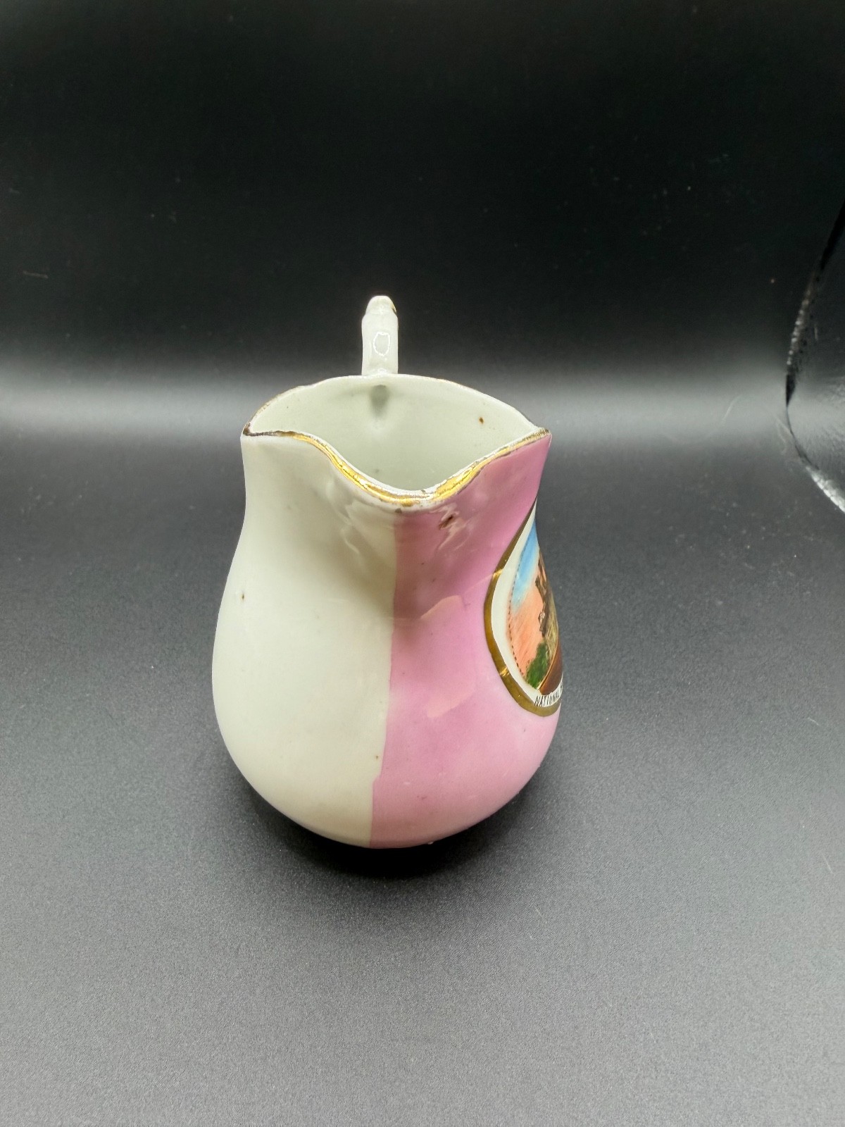 Rare Old Martinsville IN Creamer, Natl Sanitarium, Moore’s 5&10c, Germany