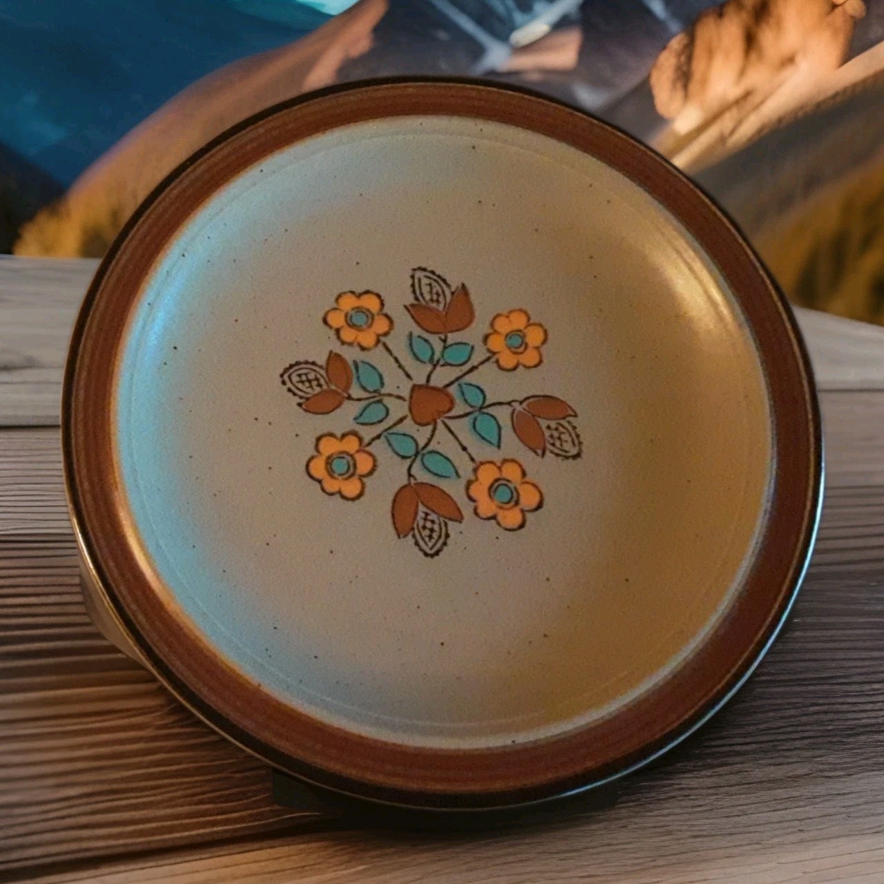 International Roundup 12in Serving Platter Sundown Japan SY-7939✨️👍