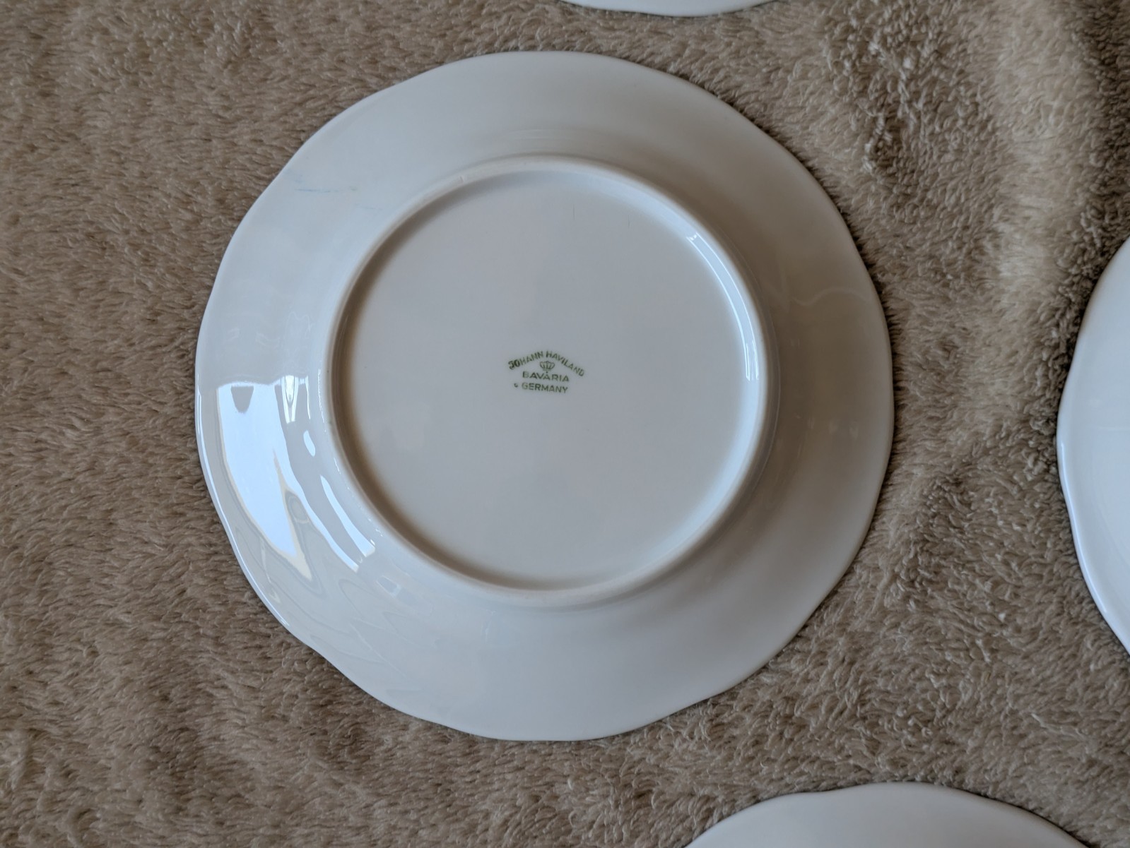 Johann Haviland Bavaria Germany Blue Garland 6.25″ Bread Butter Plate set of 8