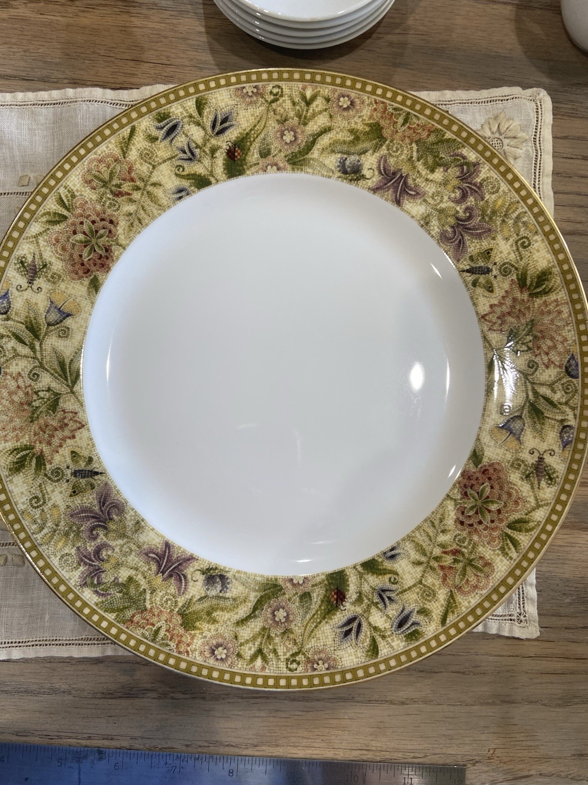 Royal Tapestry Bone China Floral Salad Plate Made in England 1997 MPN 20698