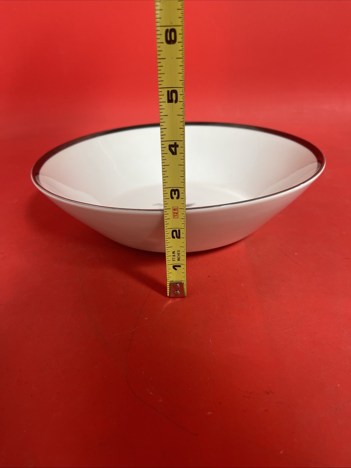 Rosemont Empress China of Japan Salad or Vegetable Bowl Platinum Trim #121