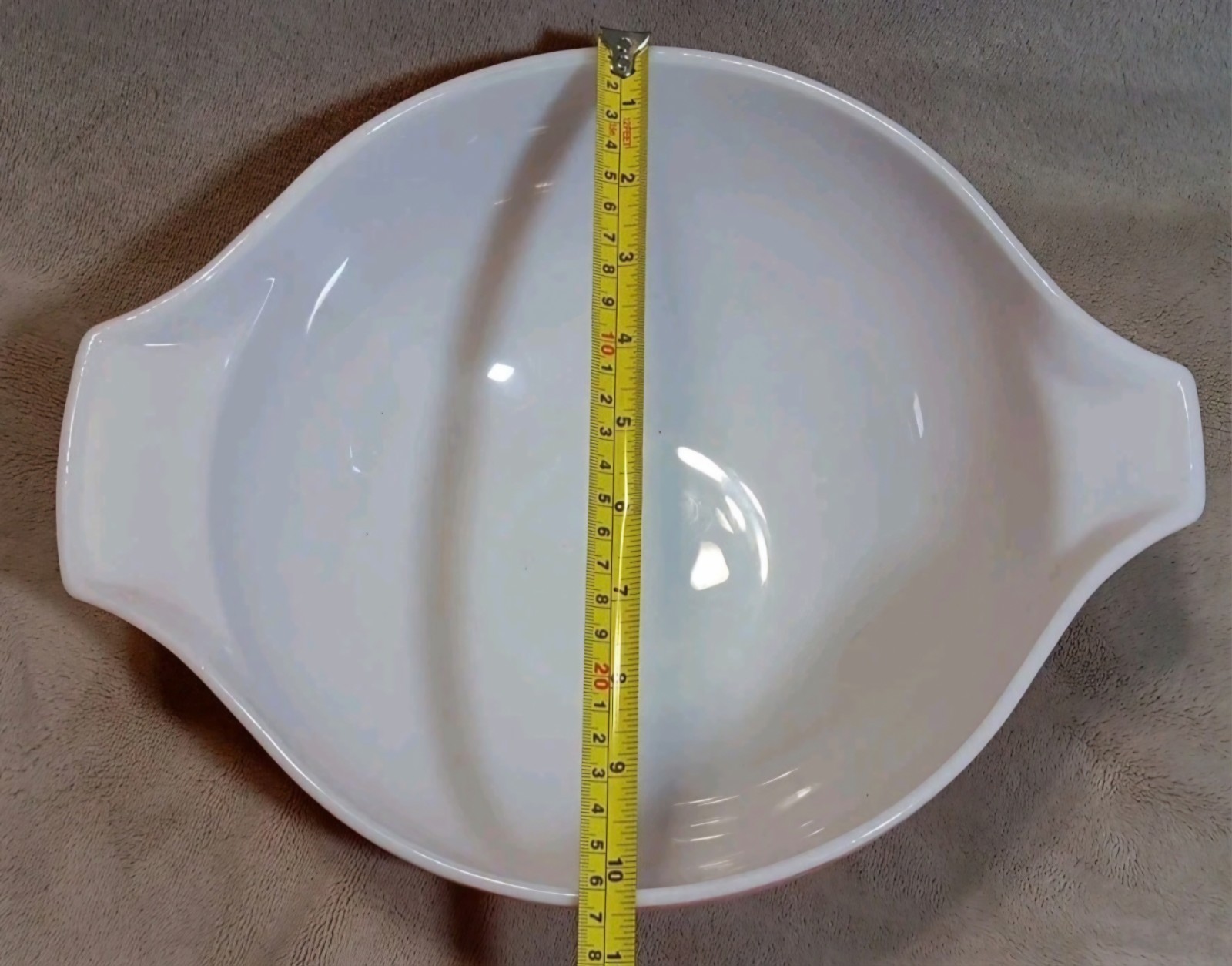 Vintage PYREX Pink Gooseberry 4 Qt Cinderella Mixing Bowl #444