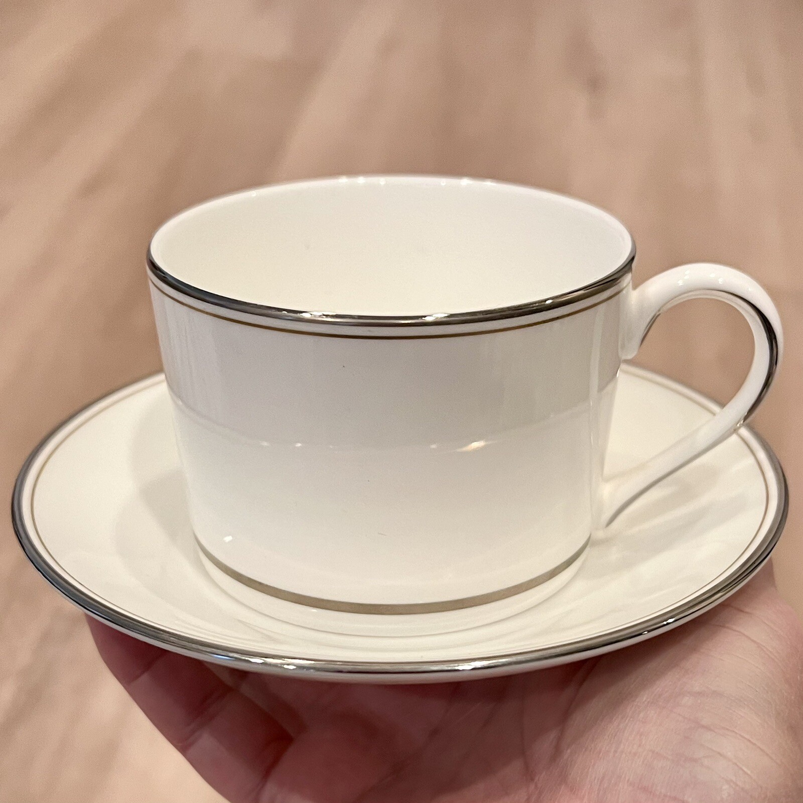 2 Sets Wedgwood VERA WANG Fidelity 3 PCs Place Setting – Tea Cup Saucer & Plates