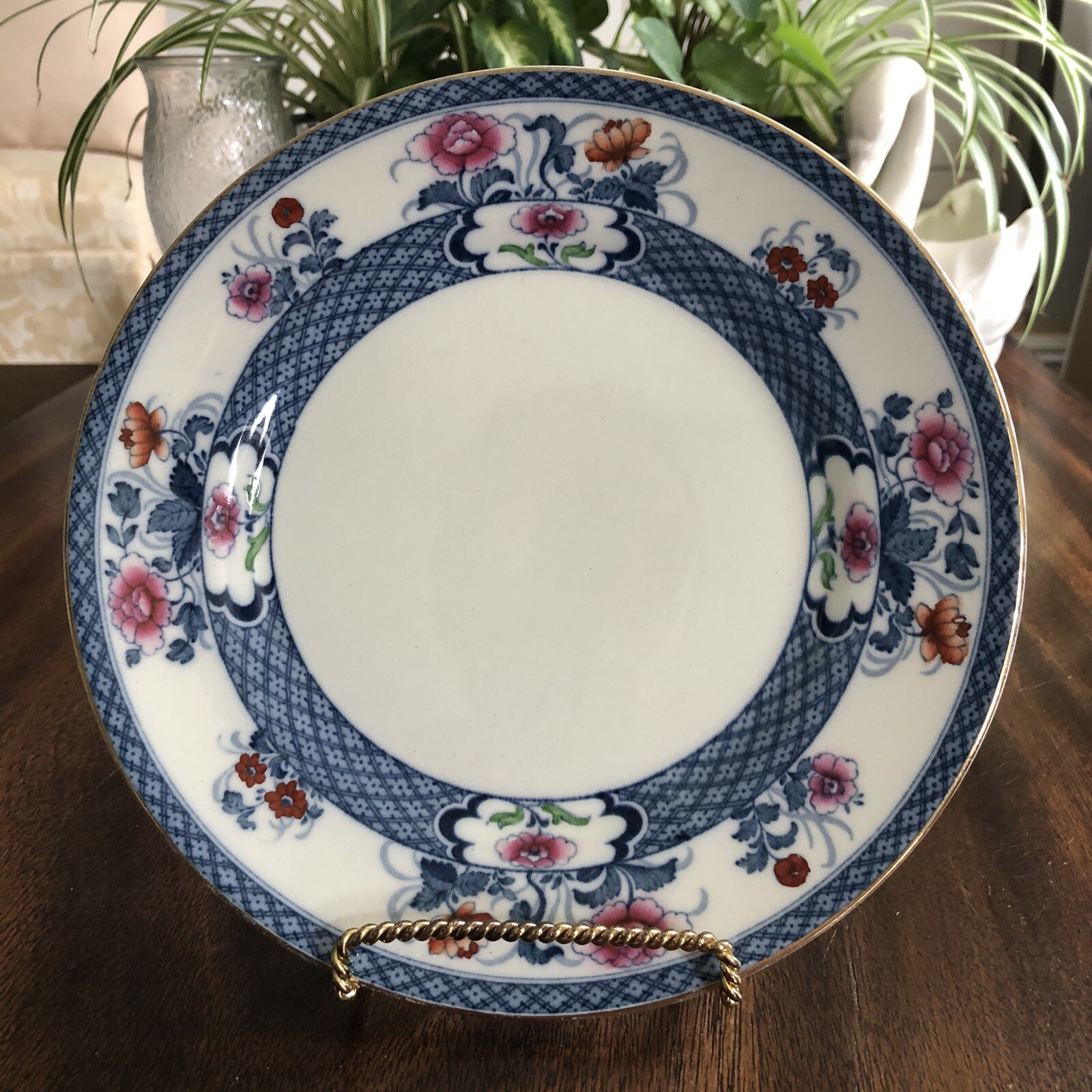 OLD NANKIN WHIELDON WARE & CO. ENGLAND 8.75″ DESSERT/COLLECTOR PLATE 