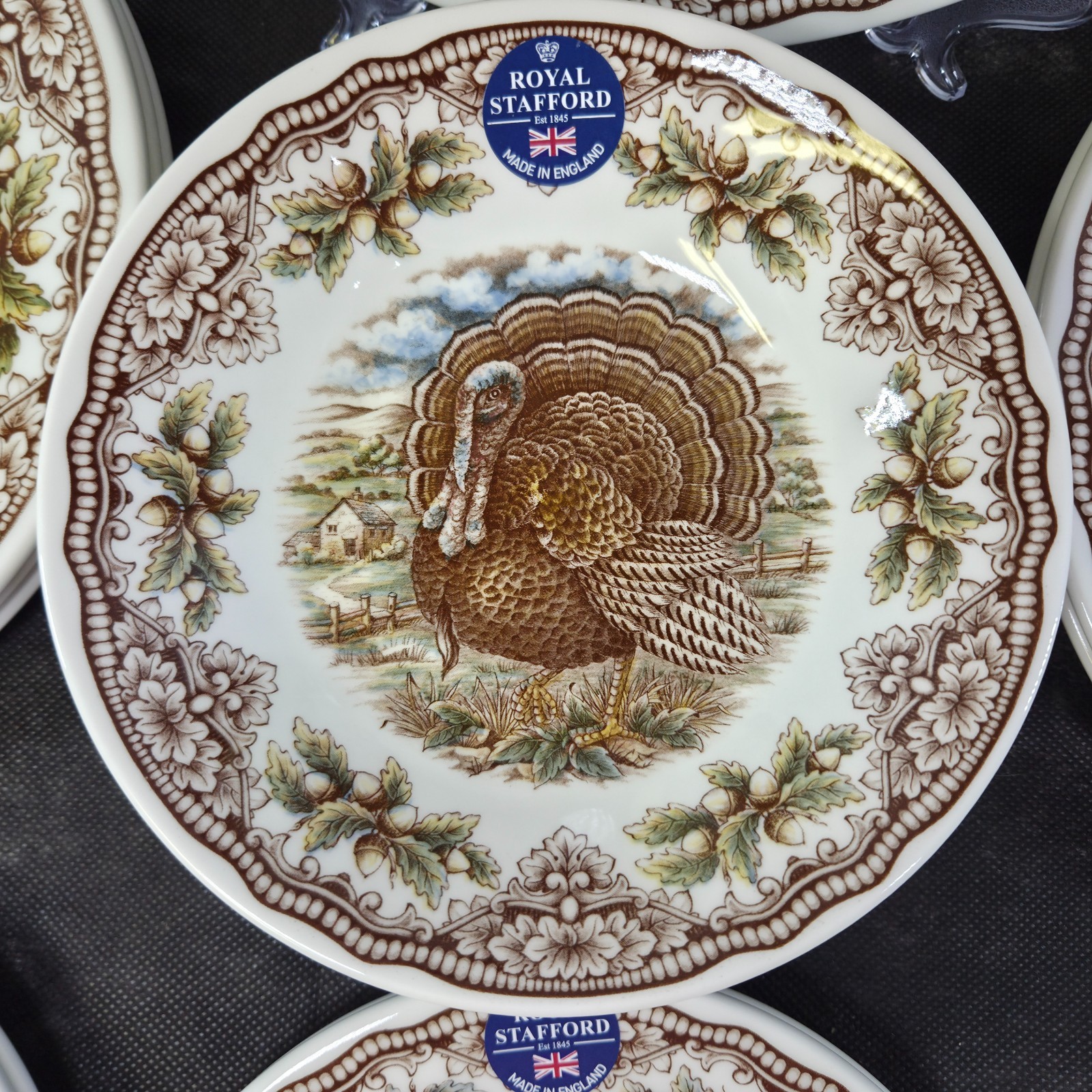 New Royal Stafford Homeland & Turkey Dinnerware Plates, Bowls SOLD BY THE PIECE