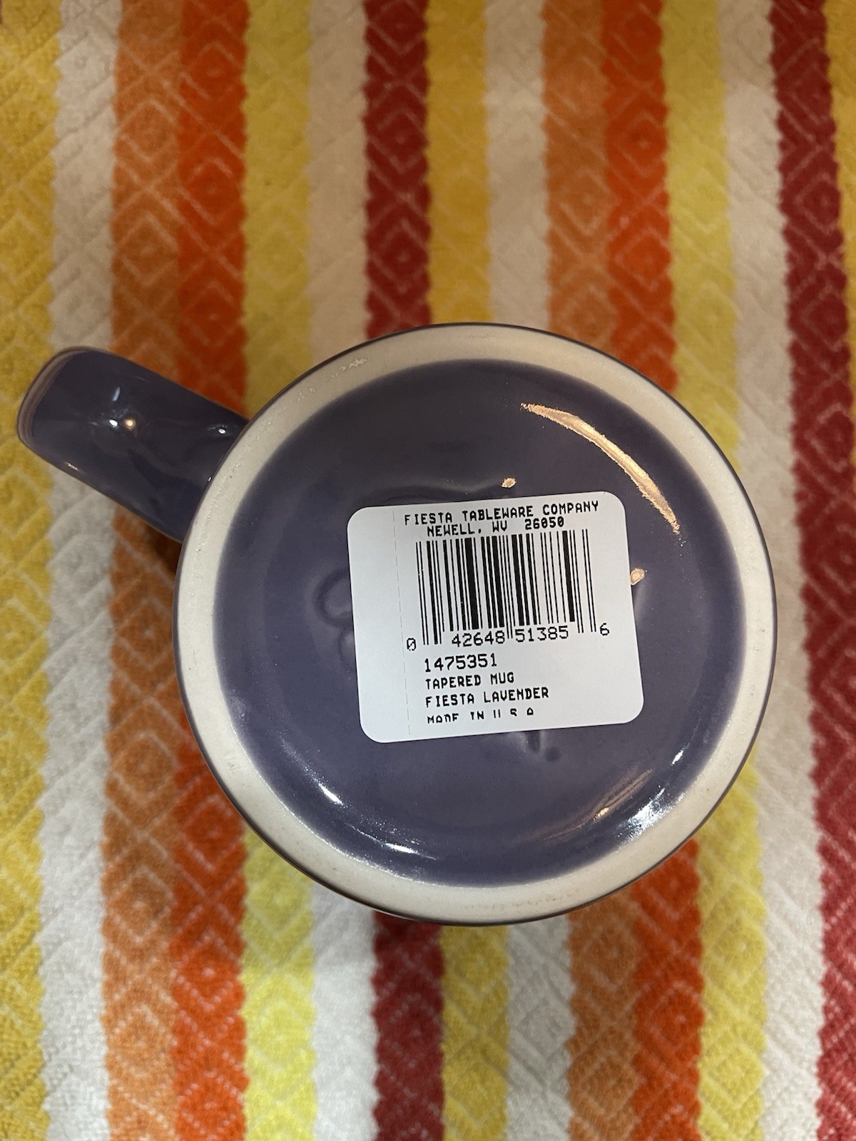 Fiesta Tapered Mug Lavender NWT 15 Oz New Pristine 2026