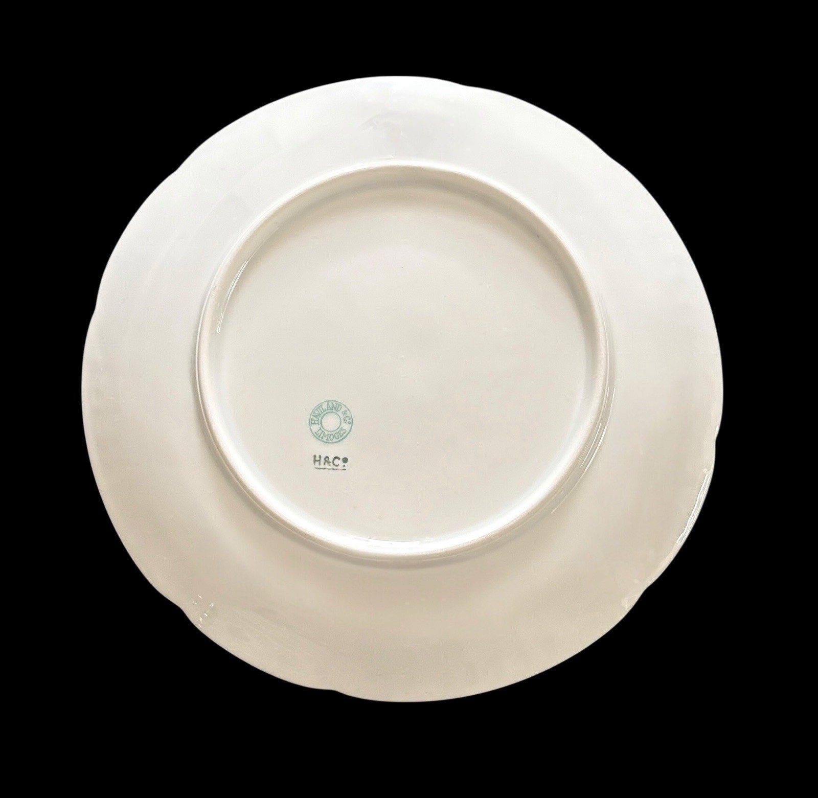 Vintage Haviland Limoges H & Co Meadow Visitors 7.5” Luncheon Plates Excellent