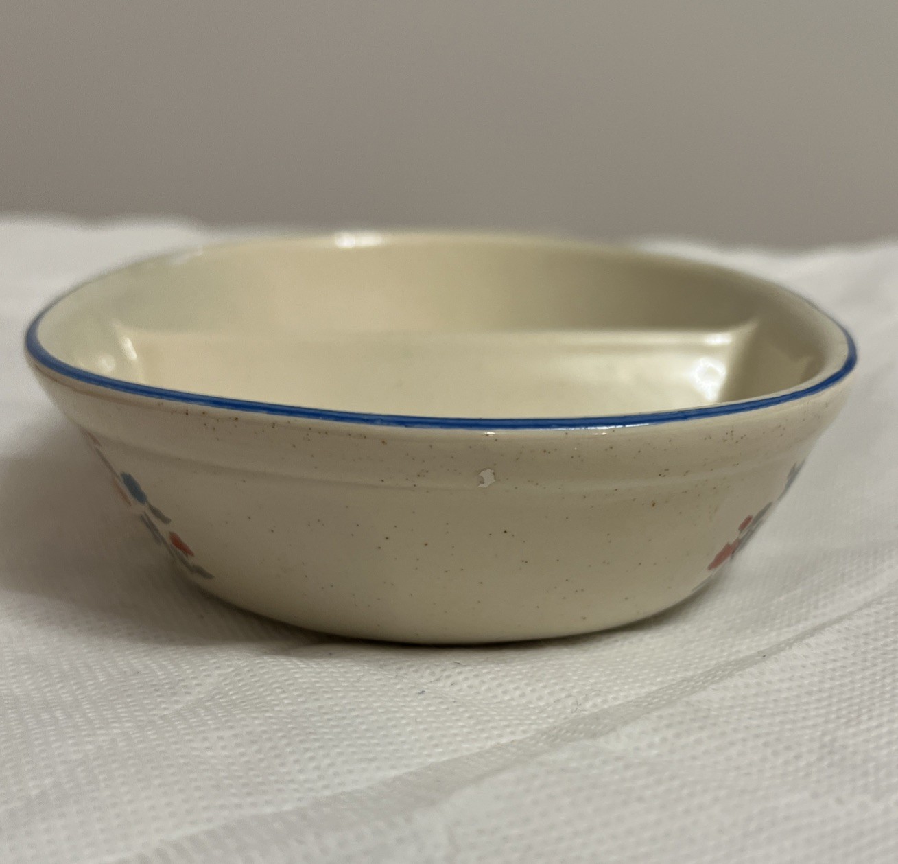 Vintage 80s 90s Divided Geese Split Baking Dish Country Collection CollectorRare