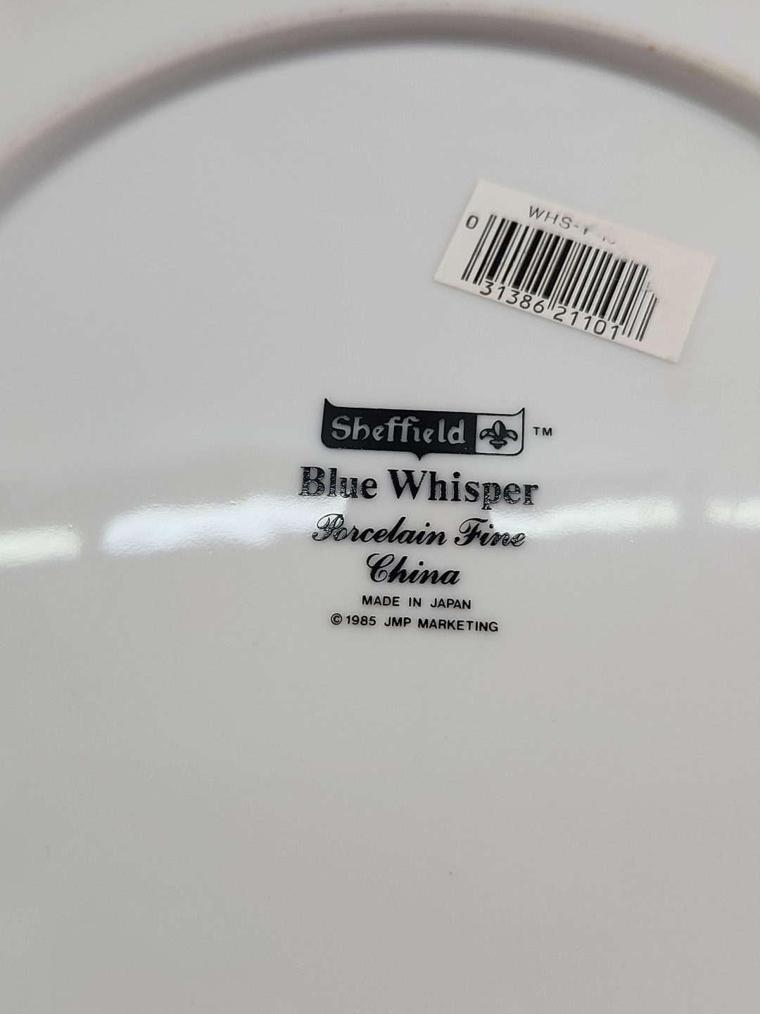 1985 Sheffield Porcelain Fine China 10.25″ Dinner Plates Blue Whisper Japan