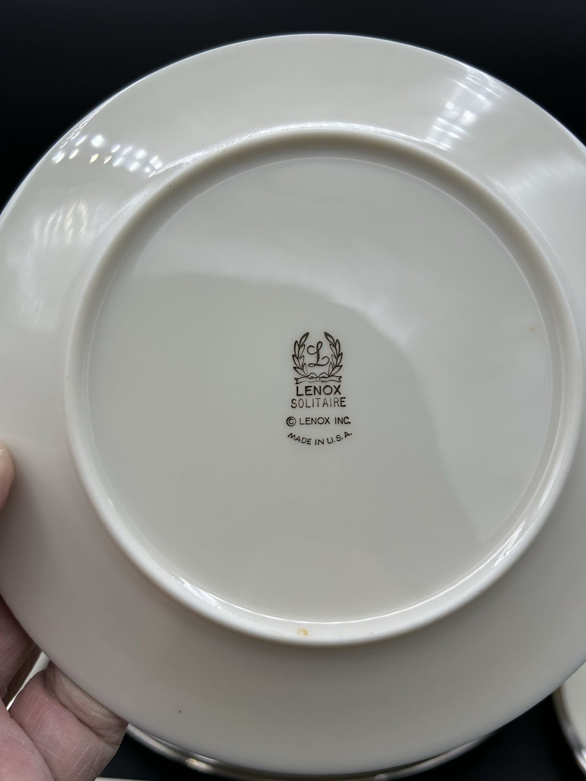 Lenox Solitaire~(Set of 4)~5 Piece Place Settings~1st Quality~Perfect~20 Pieces