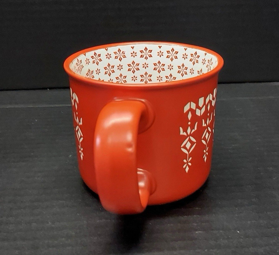 Peppermint & Pine Stoneware Holiday Home Holly Jolly Christmas Coffee Mug