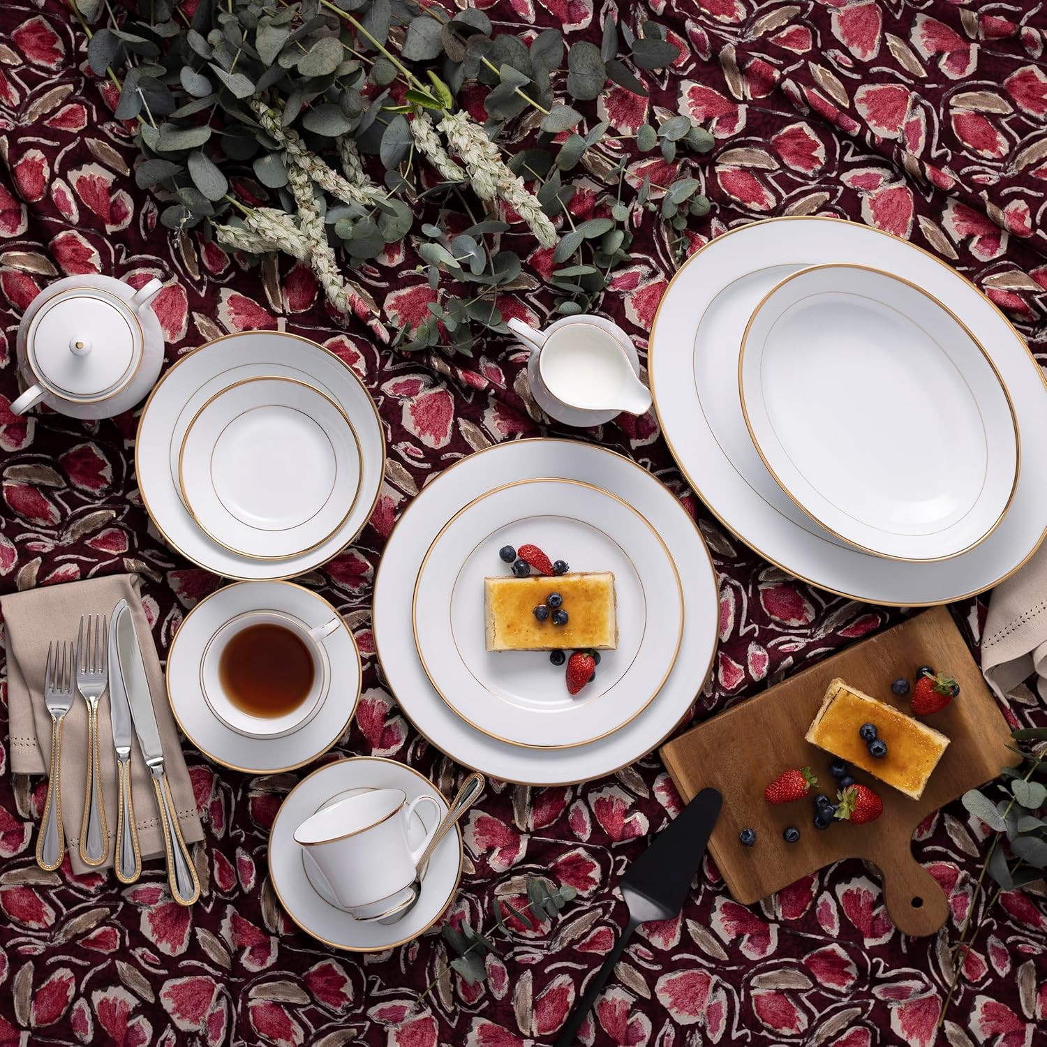 Heritage 5-Piece Place Setting for One – Elegant Dining Set