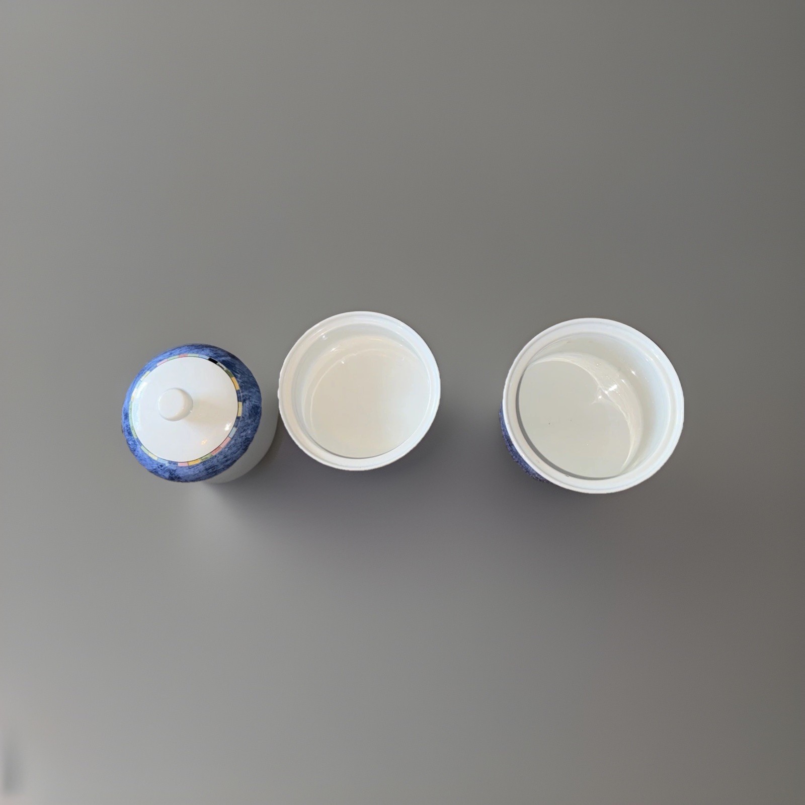 PTS International Interiors Fantasia Stoneware 3 Piece Stackable Bowls/Canister