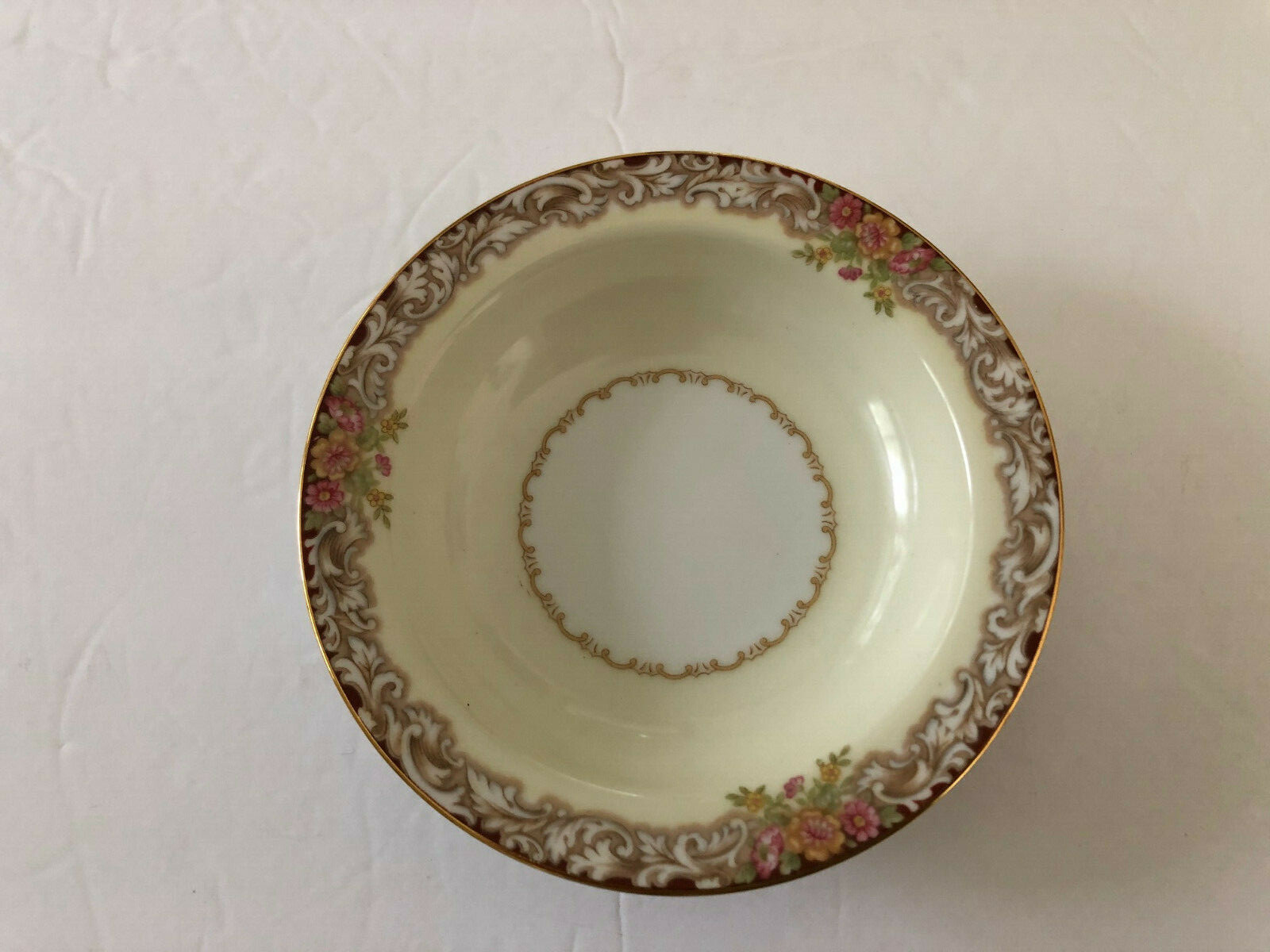 Noritake China Harmony 3906 Gold Trim – 5-3/4″ DESSERT / FRUIT / BERRY BOWL