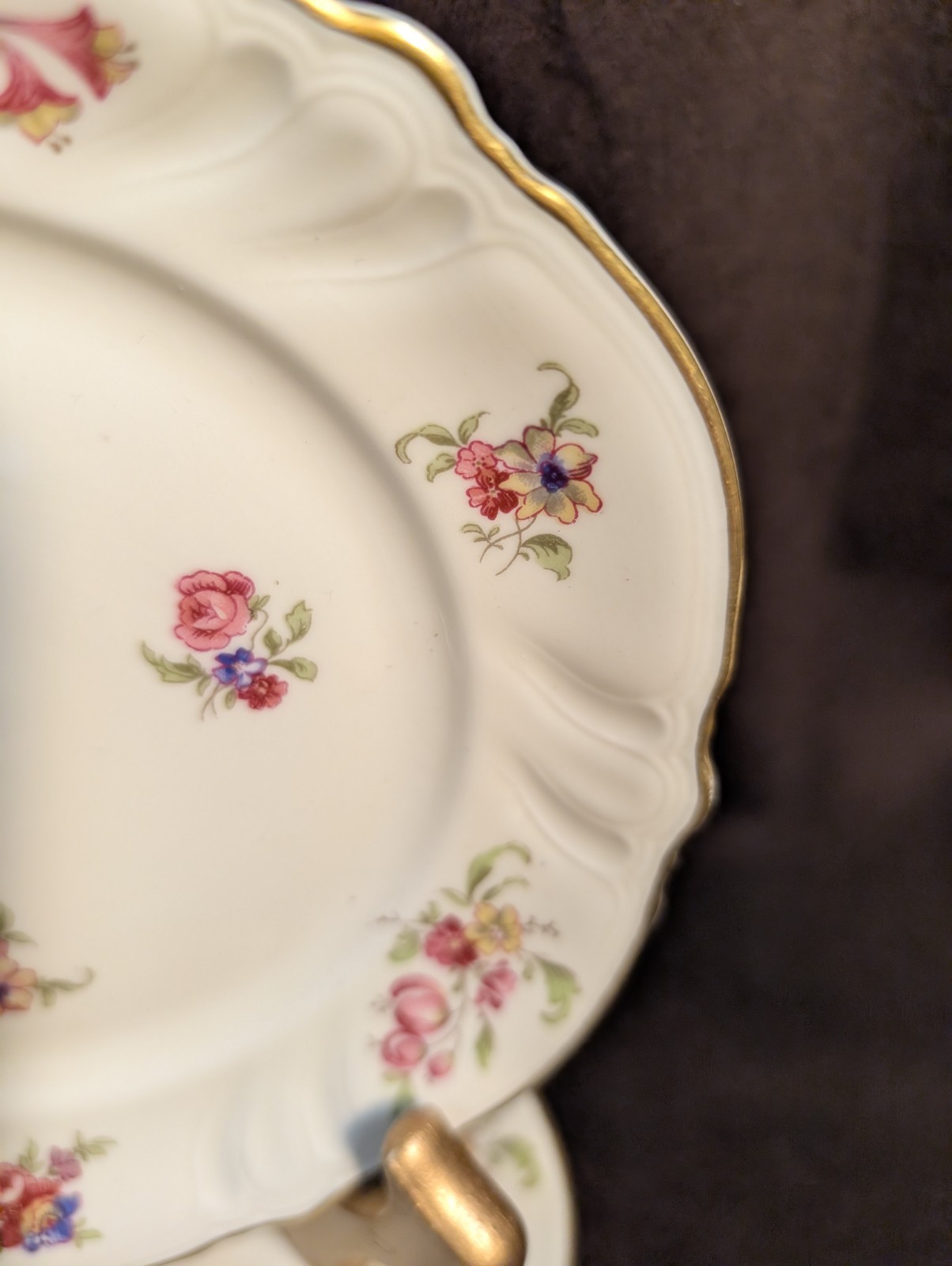 Rosenthal Lombul Gold – 2 Bread Plates 6″ – Excellent Condition