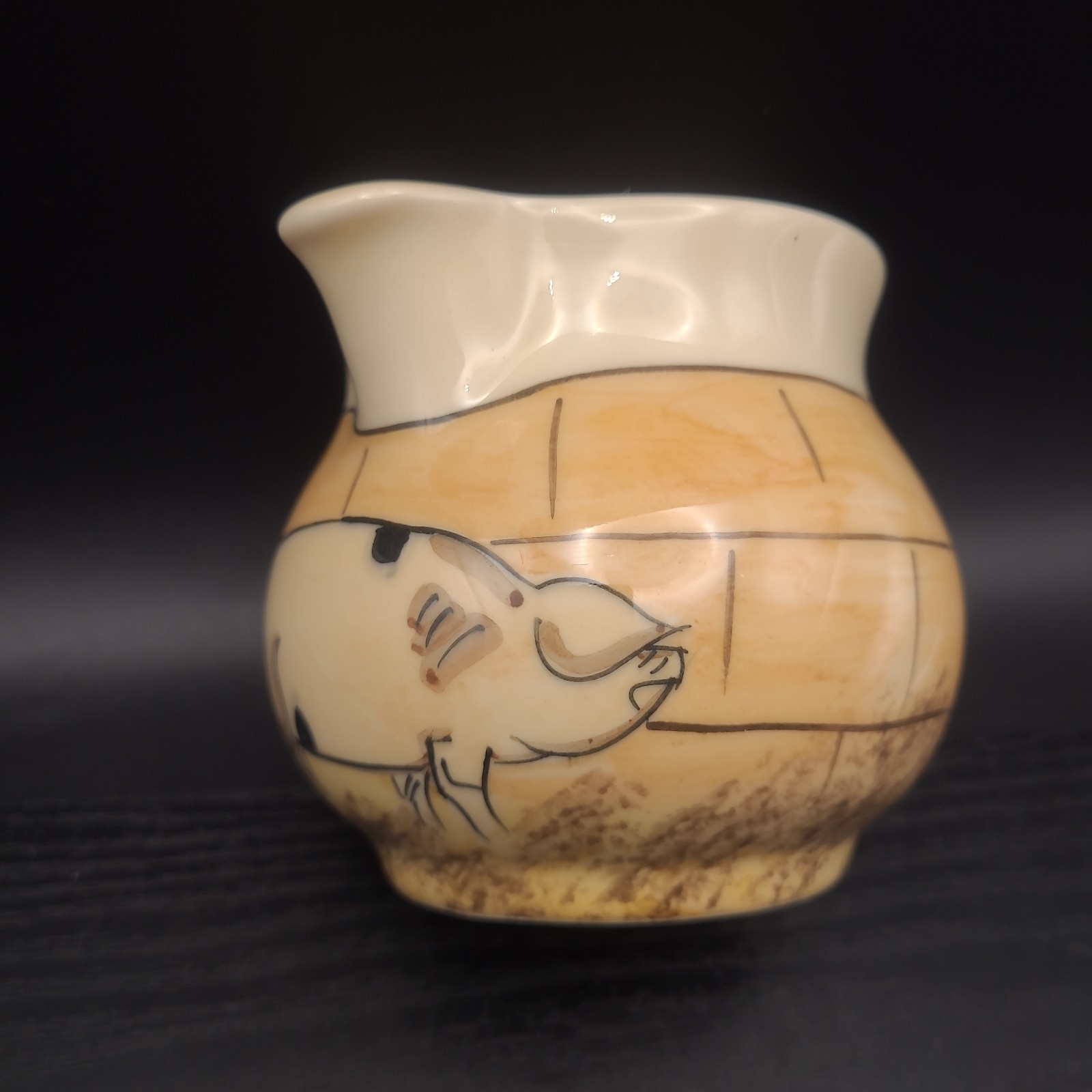 Oxney Green Farm Pig Creamer 5 In. Designed By Steve Duffy