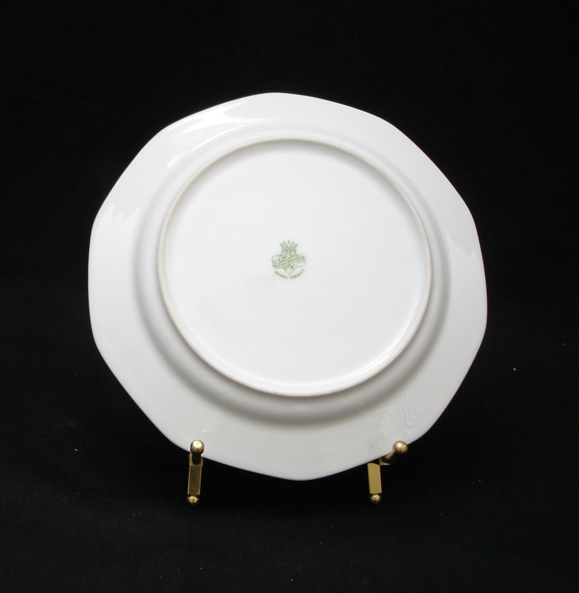 Blue / Rust / Green / Gold by Graf Von Henneberg SALAD PLATE 7 3/4″