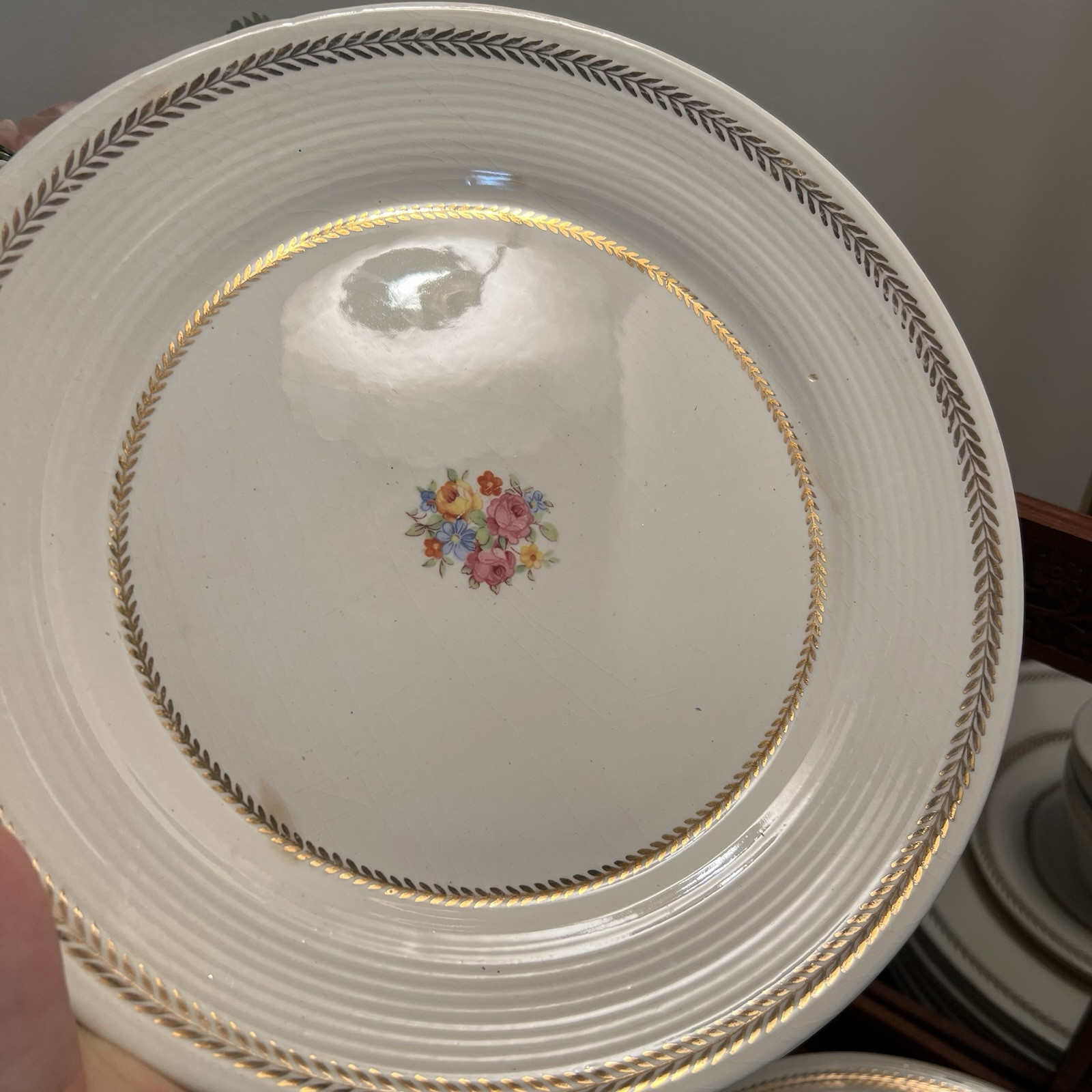 Vintage Triumph American Limoges Golden Princess Dinnerware 22 K Gold